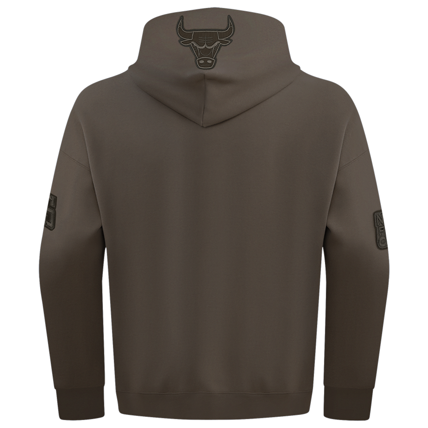 Pro Standard Bulls Logo Hoodie - Men's - Dark Taupe