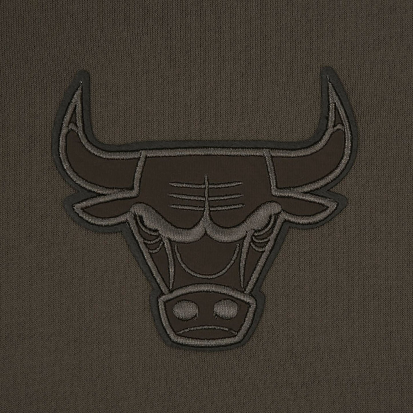 Pro Standard Bulls Logo Hoodie - Men's - Dark Taupe