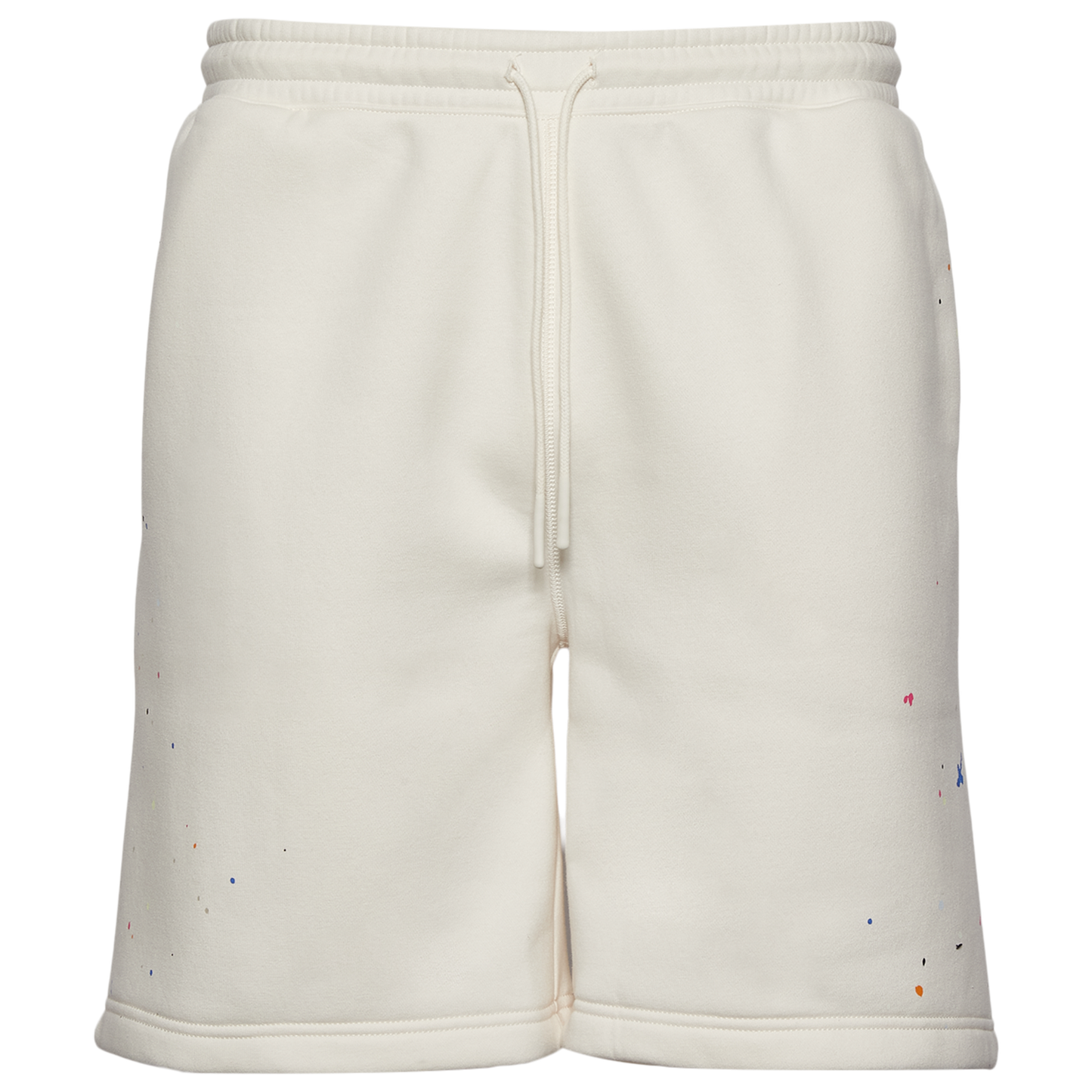 LCKR Bradley Fleece Shorts - Men's - Egret/Paint Splatter