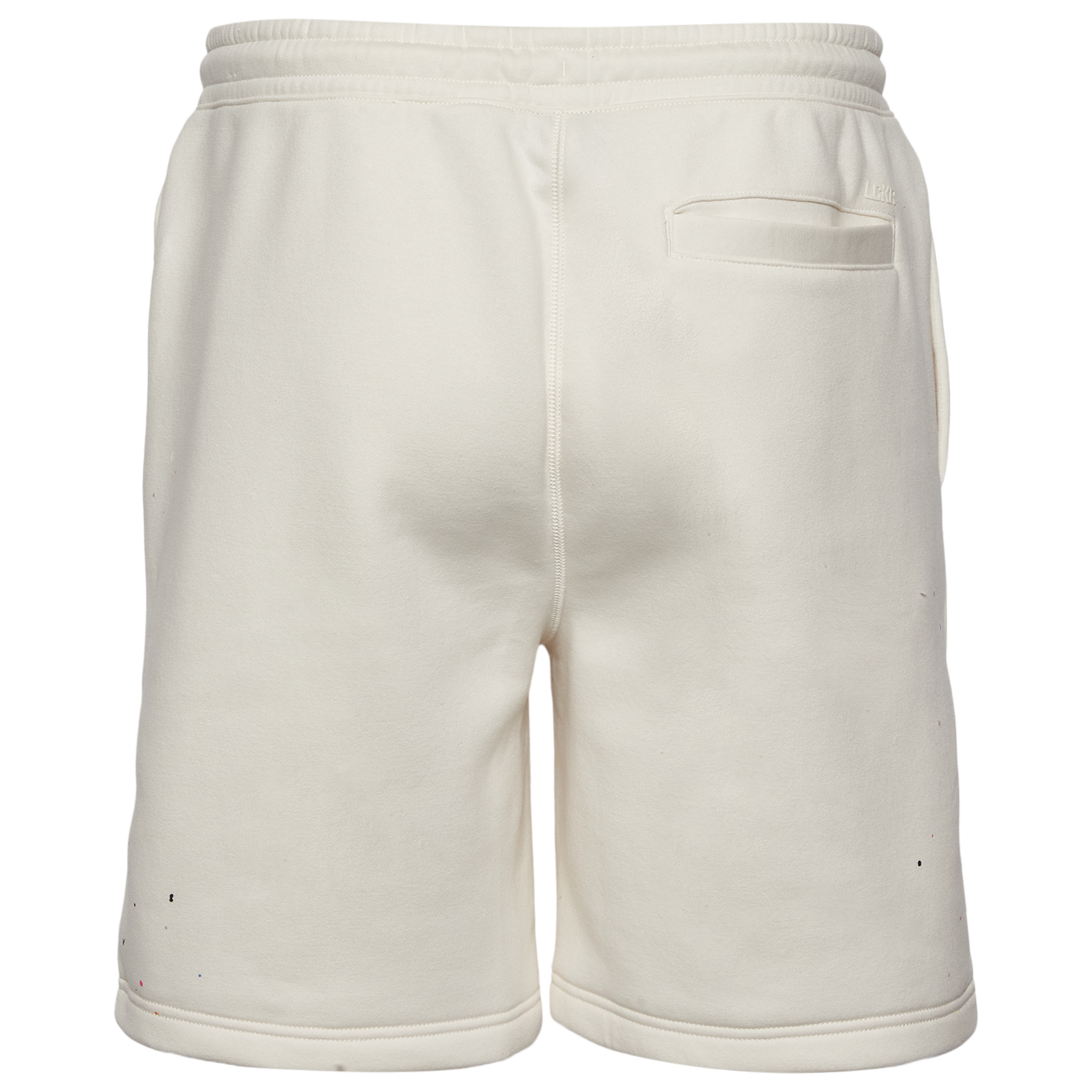 LCKR Bradley Fleece Shorts - Men's - Egret/Paint Splatter