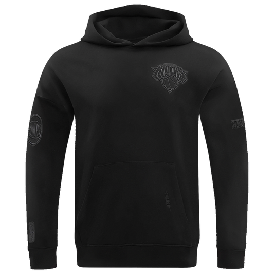Pro Standard Knicks Neutral Drop Shoulder Pullover Hoodie - Men's - Black