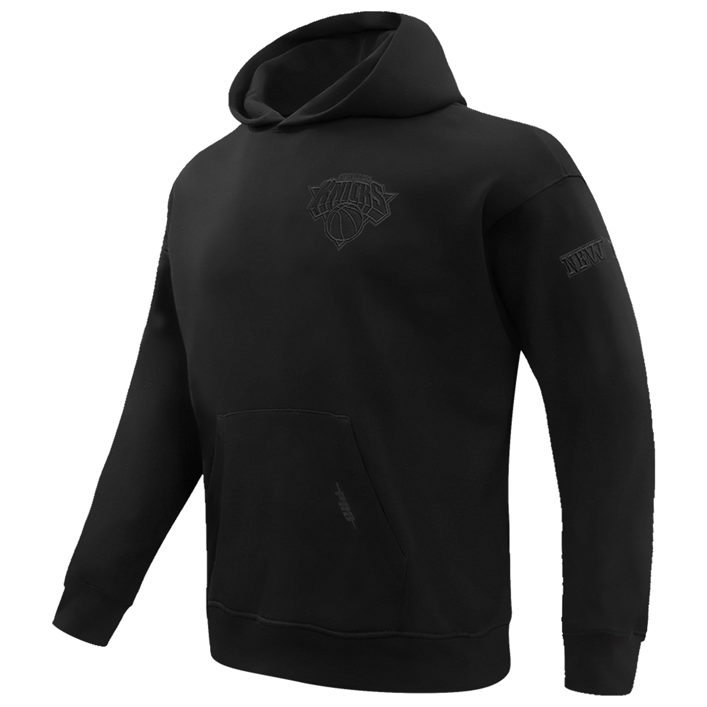 Pro Standard Knicks Neutral Drop Shoulder Pullover Hoodie - Men's - Black