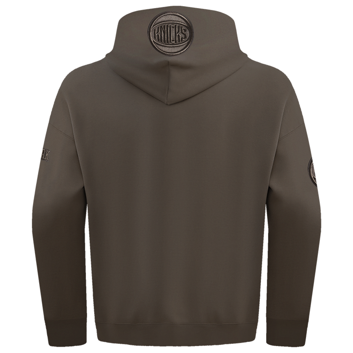 Pro Standard Knicks Neutral Drop Shoulder Pullover Hoodie - Men's - Dark Taupe
