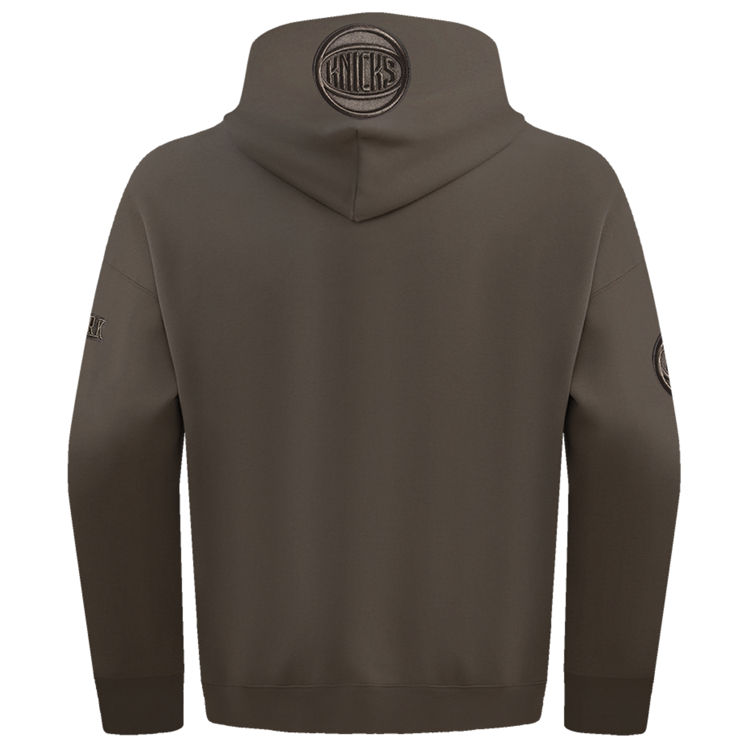 Pro Standard Knicks Neutral Drop Shoulder Pullover Hoodie - Men's - Dark Taupe