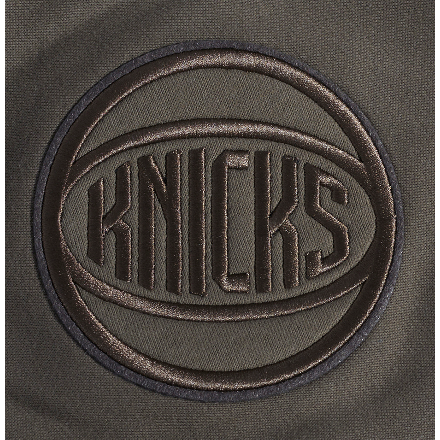 Pro Standard Knicks Neutral Drop Shoulder Pullover Hoodie - Men's - Dark Taupe