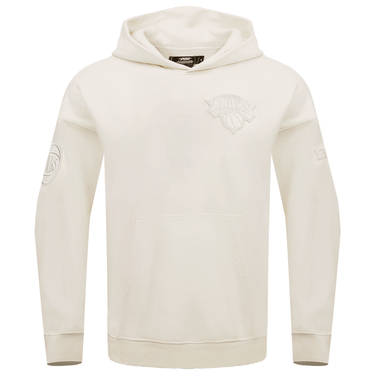 Pro Standard Knicks Neutral Drop Shoulder Pullover Hoodie - Men's - Eggshell
