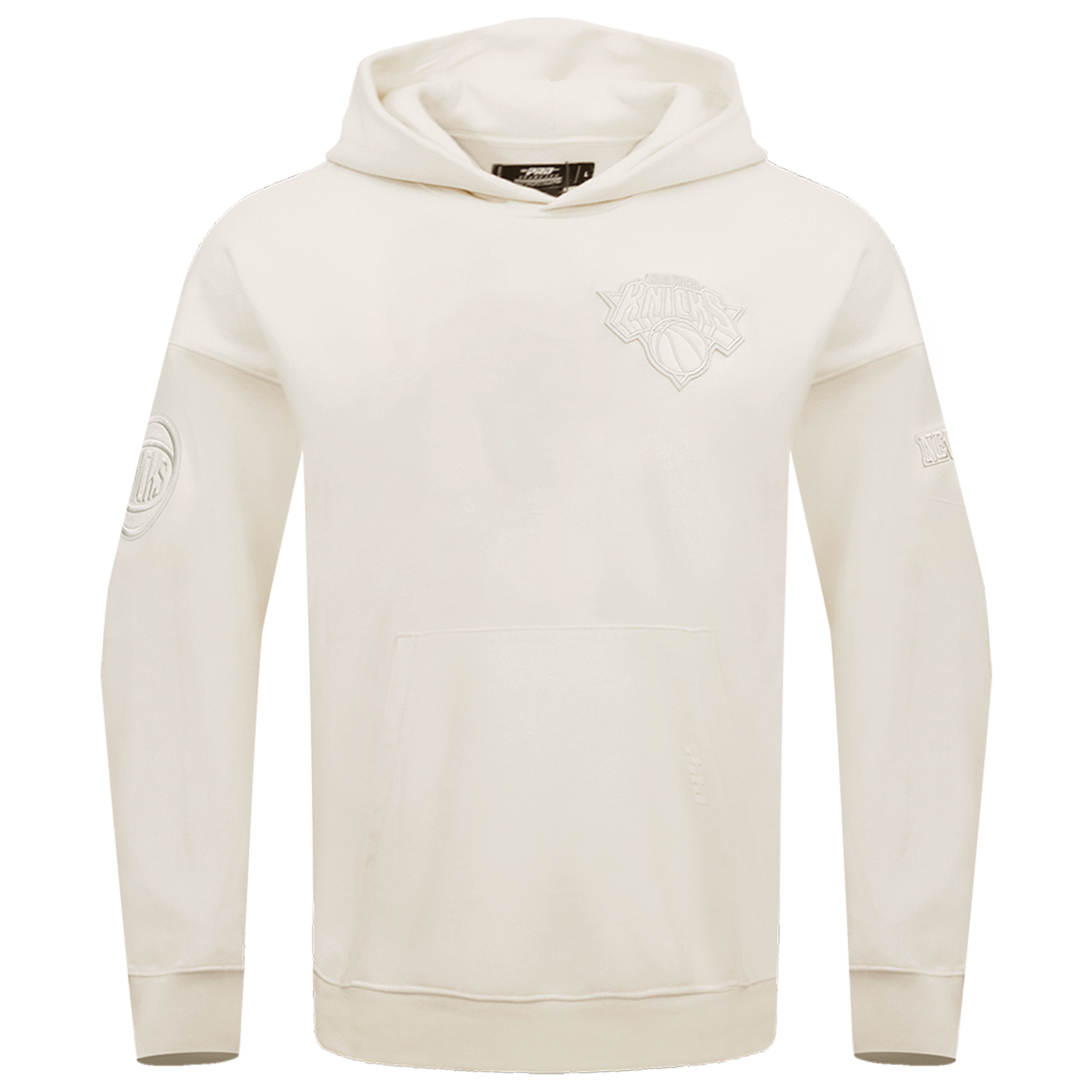 Pro Standard Knicks Neutral Drop Shoulder Pullover Hoodie - Men's - Eggshell