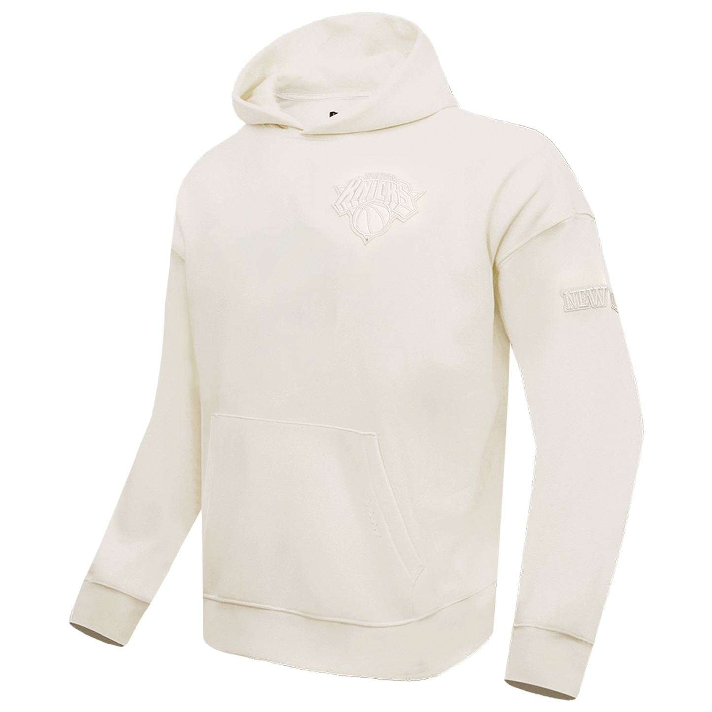 Pro Standard Knicks Neutral Drop Shoulder Pullover Hoodie - Men's - Eggshell