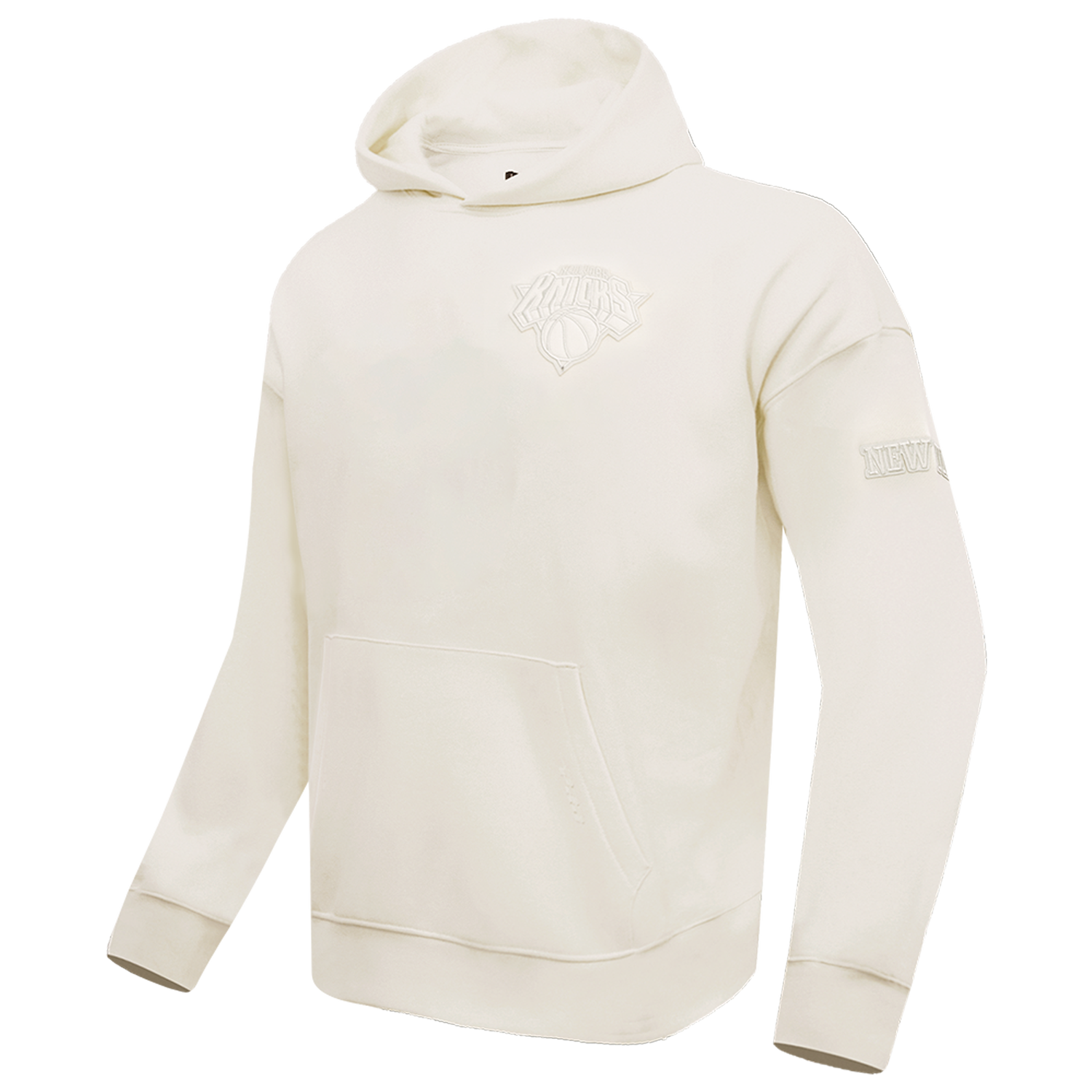 Pro Standard Knicks Neutral Drop Shoulder Pullover Hoodie - Men's - Eggshell