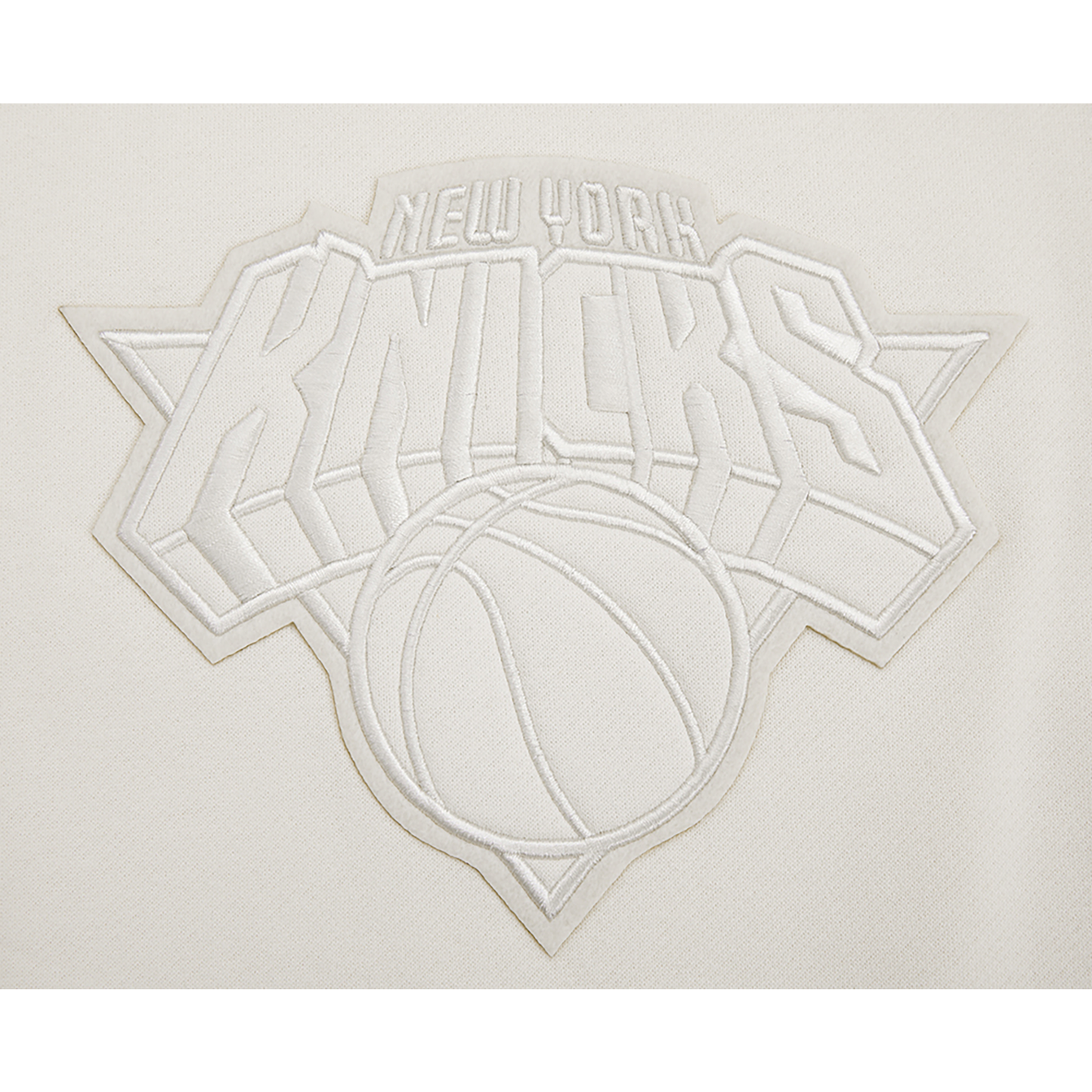Pro Standard Knicks Neutral Drop Shoulder Pullover Hoodie - Men's - Eggshell