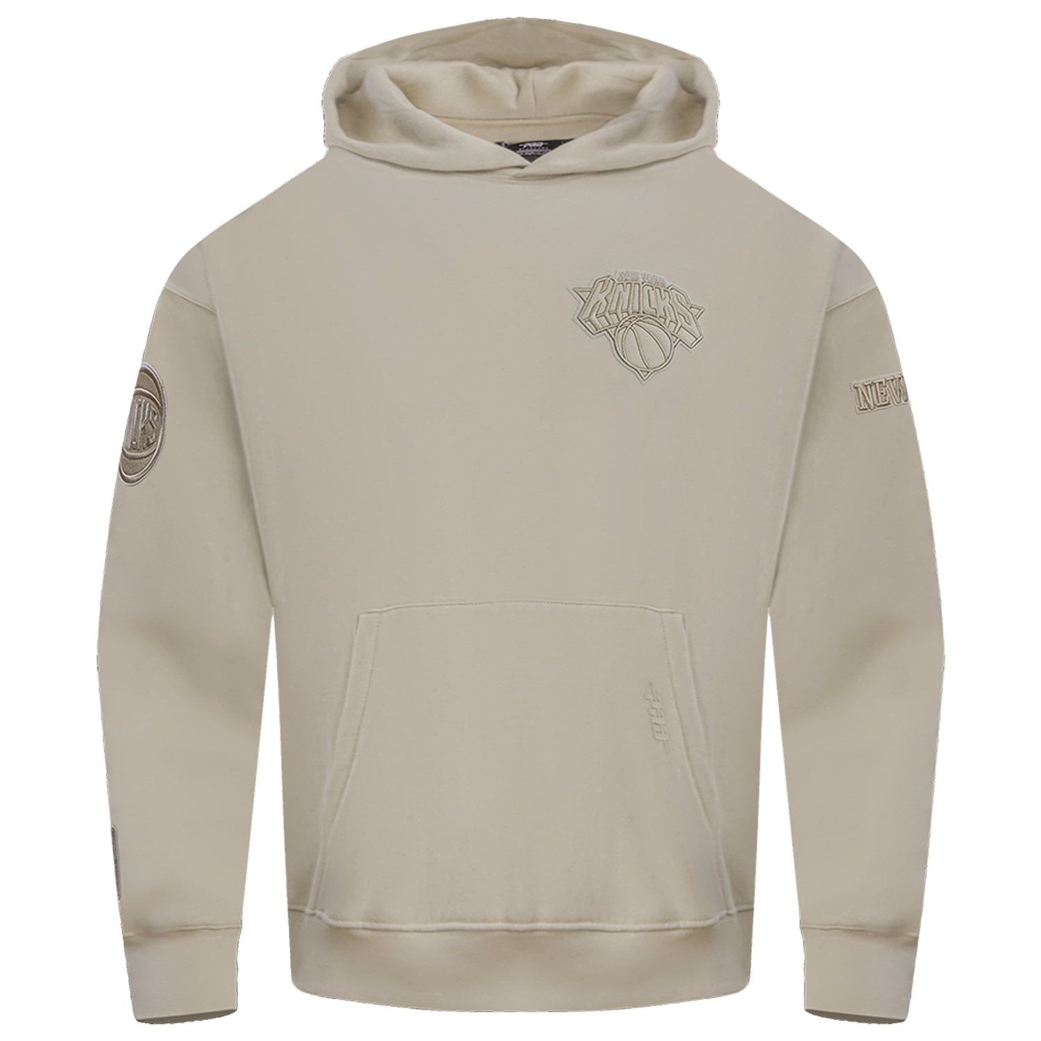 Pro Standard Knicks Neutral Drop Shoulder Pullover Hoodie - Men's - Taupe