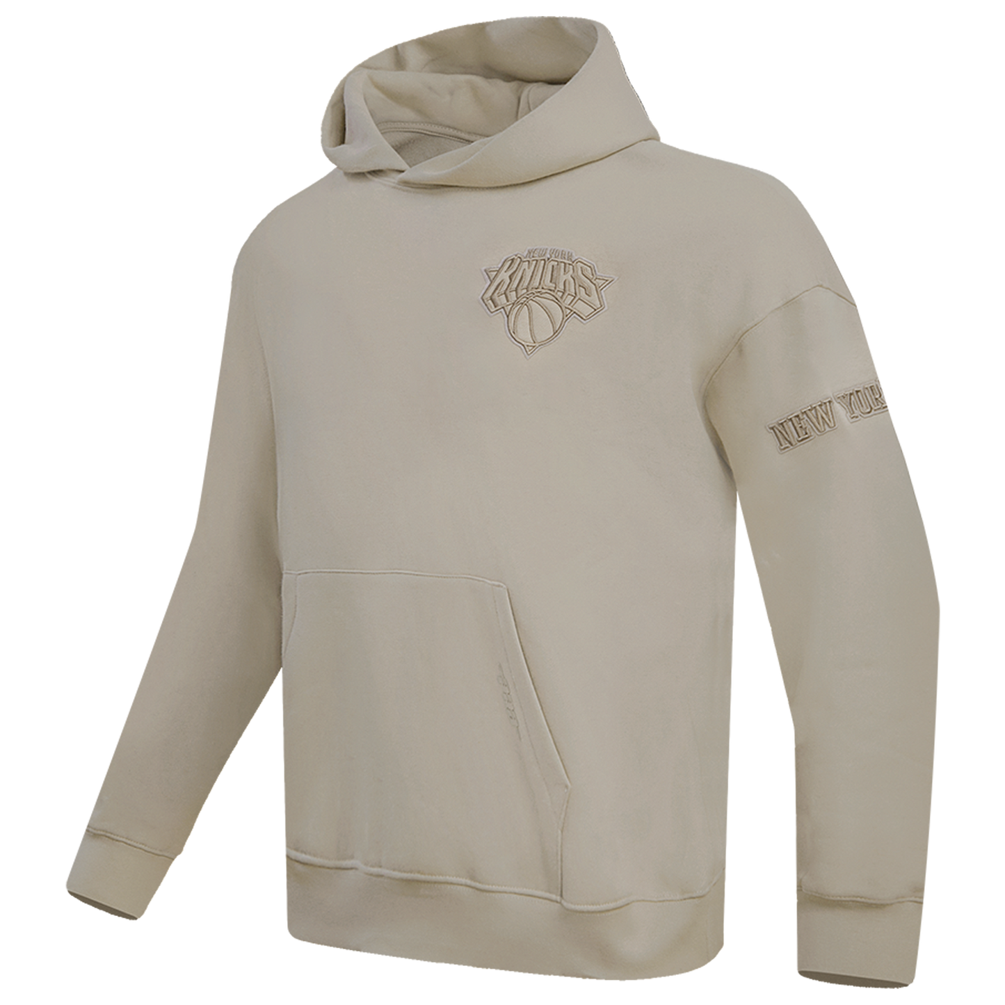 Pro Standard Knicks Neutral Drop Shoulder Pullover Hoodie - Men's - Taupe