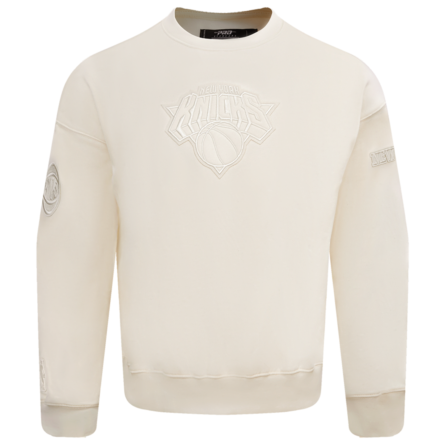 Pro Standard NEW YORK KNICKS SWEATSHIRT - Men's - Eggshell