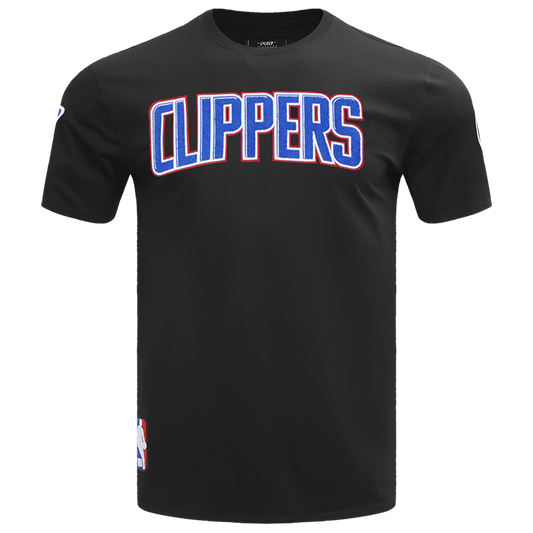 Pro Standard Clippers Classic Chenille T-Shirt - Men's - Black