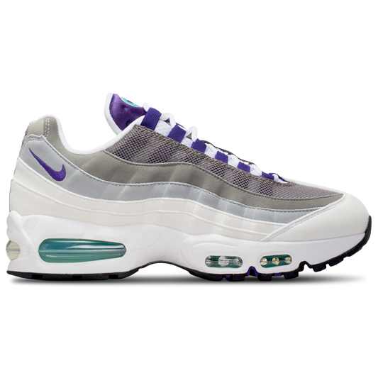 Nike Air Max 95 OG - Women's - White/Court Purple/Wolf Grey