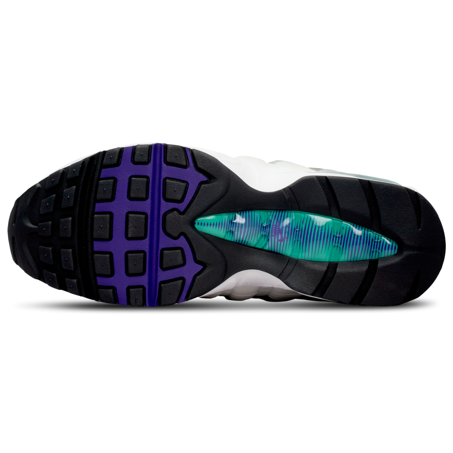 Nike Air Max 95 OG - Women's - White/Court Purple/Wolf Grey
