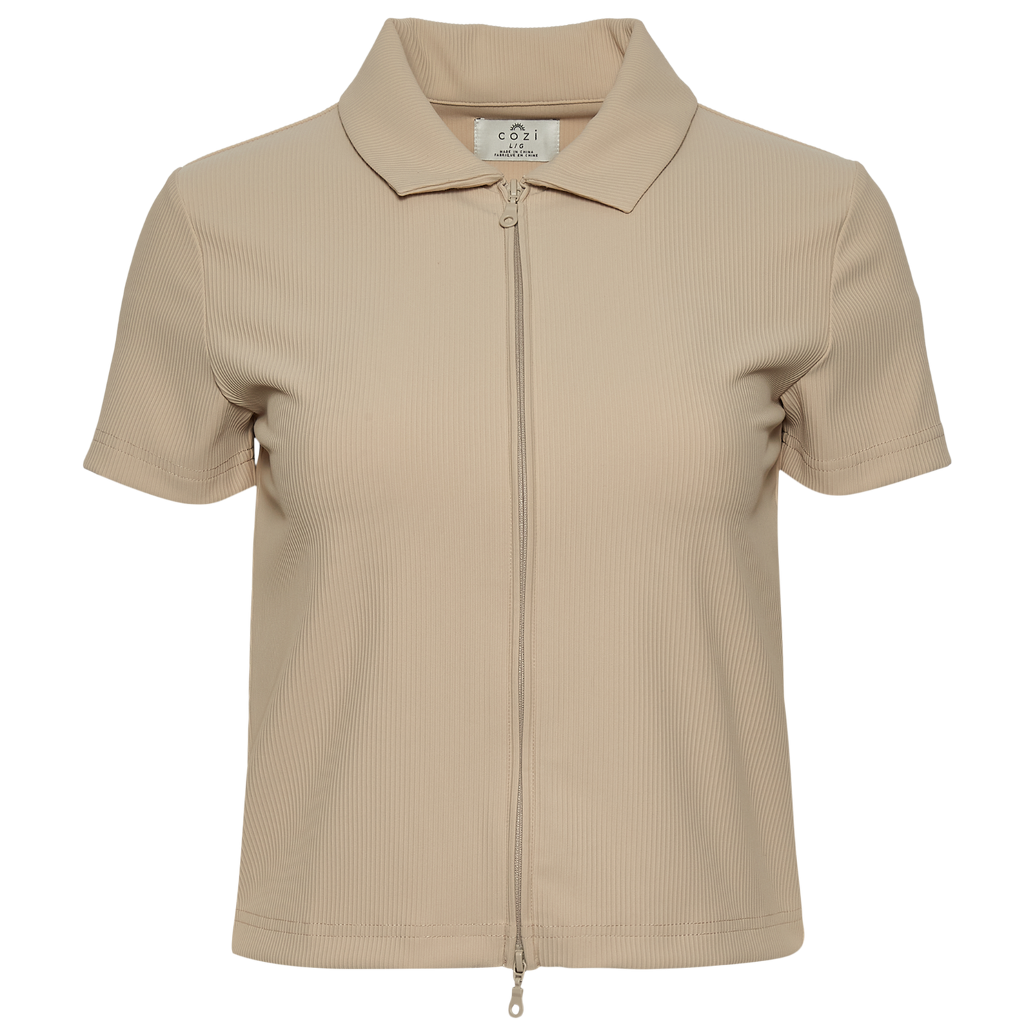 Cozi Fitted Polo - Women's - Brown