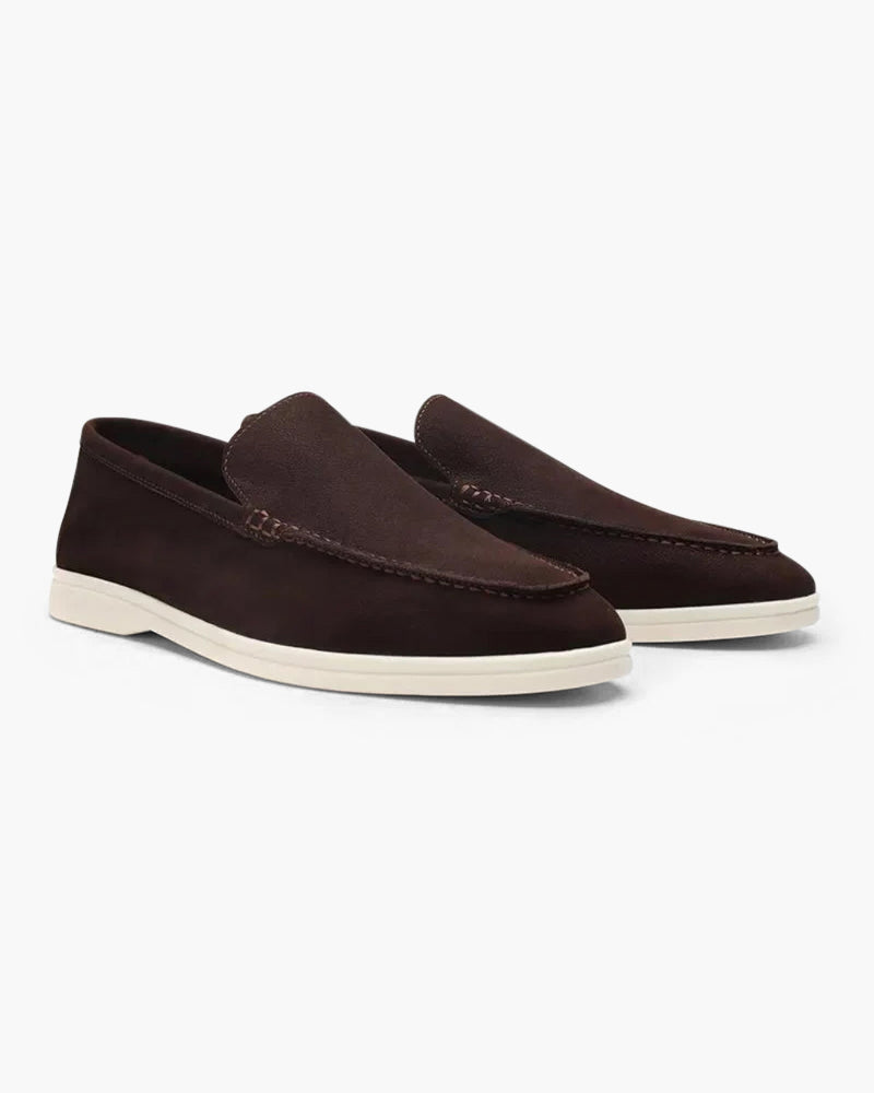 Men's Cowhide Leather Loafers - foto 5