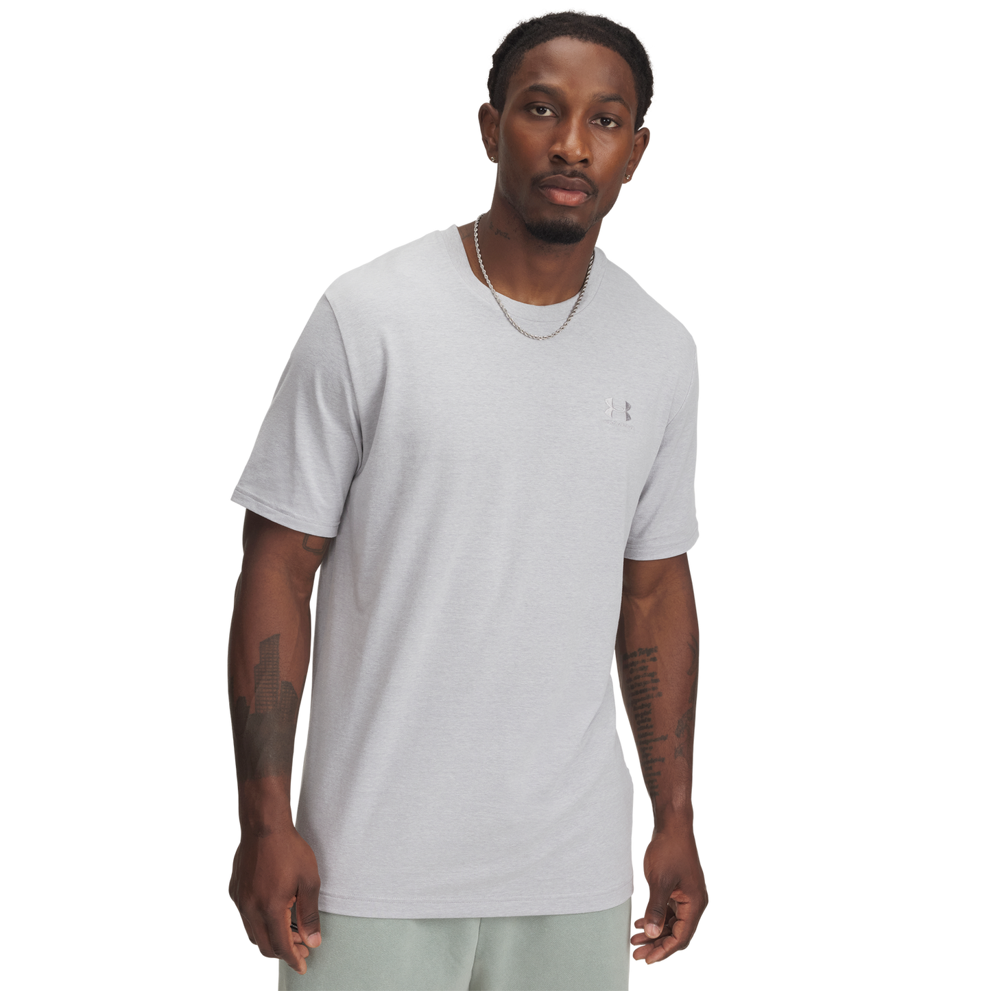 Under Armour Icon Tee - Men's - Mod Gray/Mod Gray
