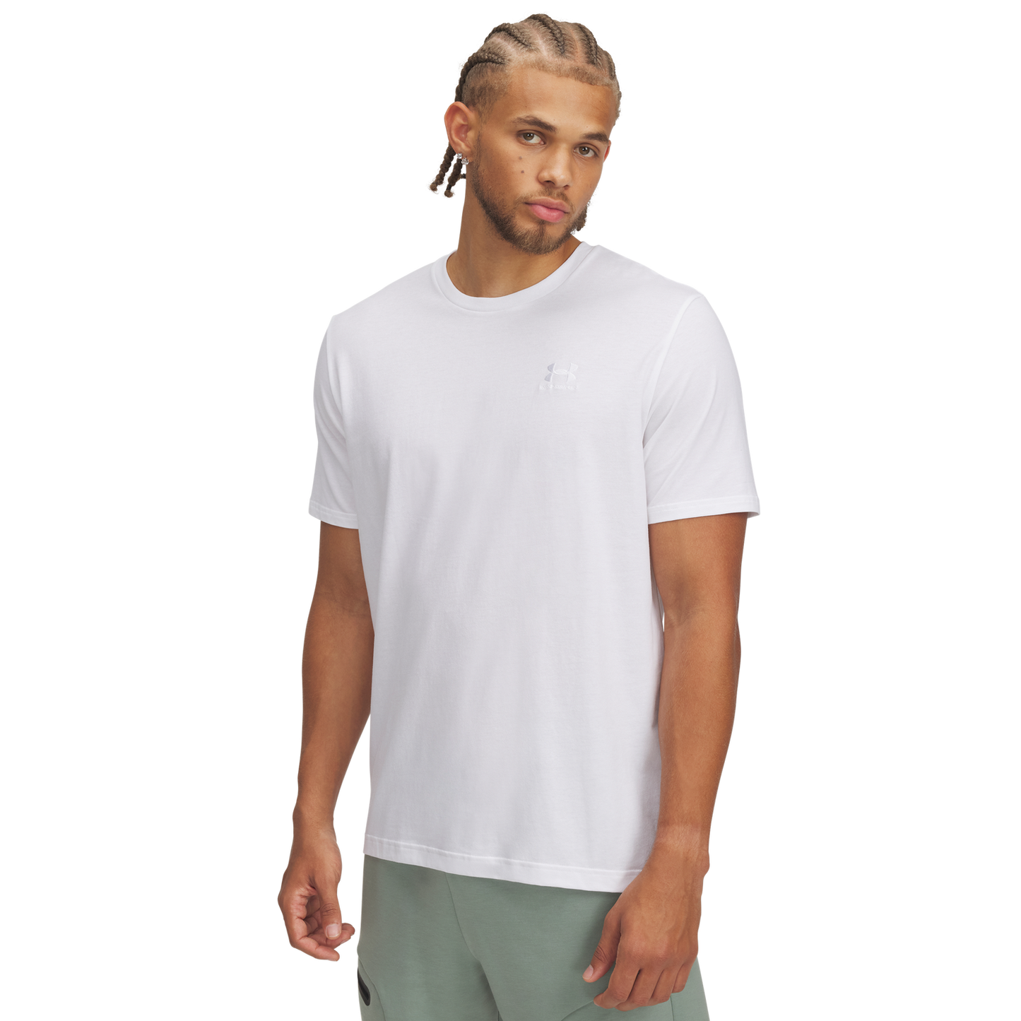 Under Armour Icon Tee - Men's - White/White