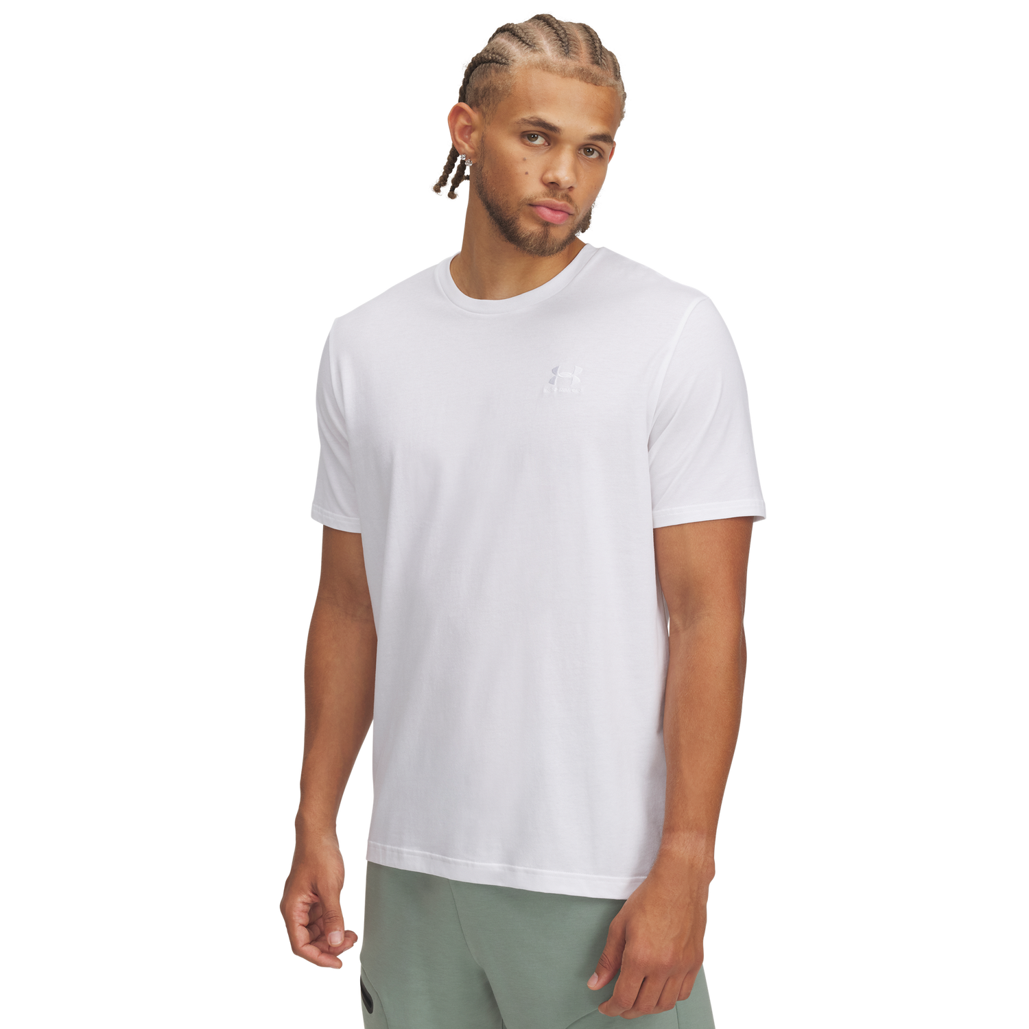 Under Armour Icon Tee - Men's - White/White