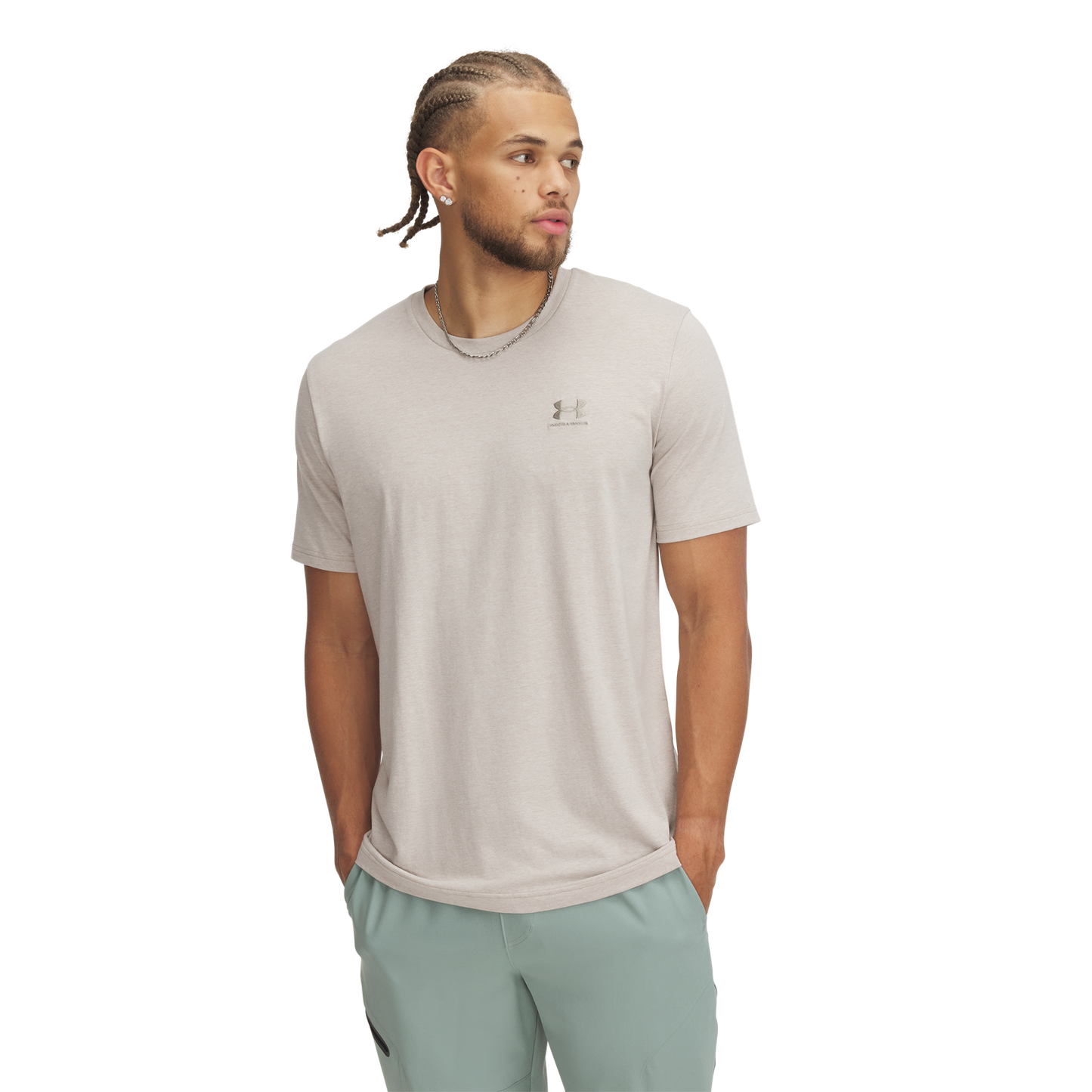 Under Armour Icon Tee - Men's - Timberwolf Taupe/Timberwolf Taupe
