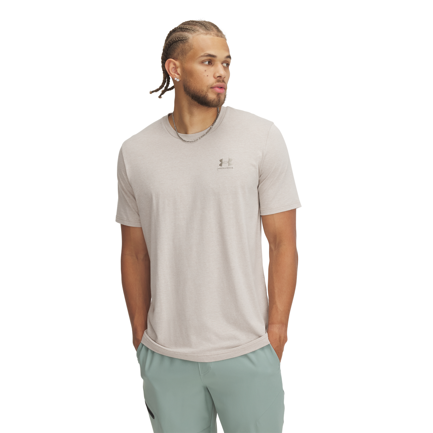 Under Armour Icon Tee - Men's - Timberwolf Taupe/Timberwolf Taupe