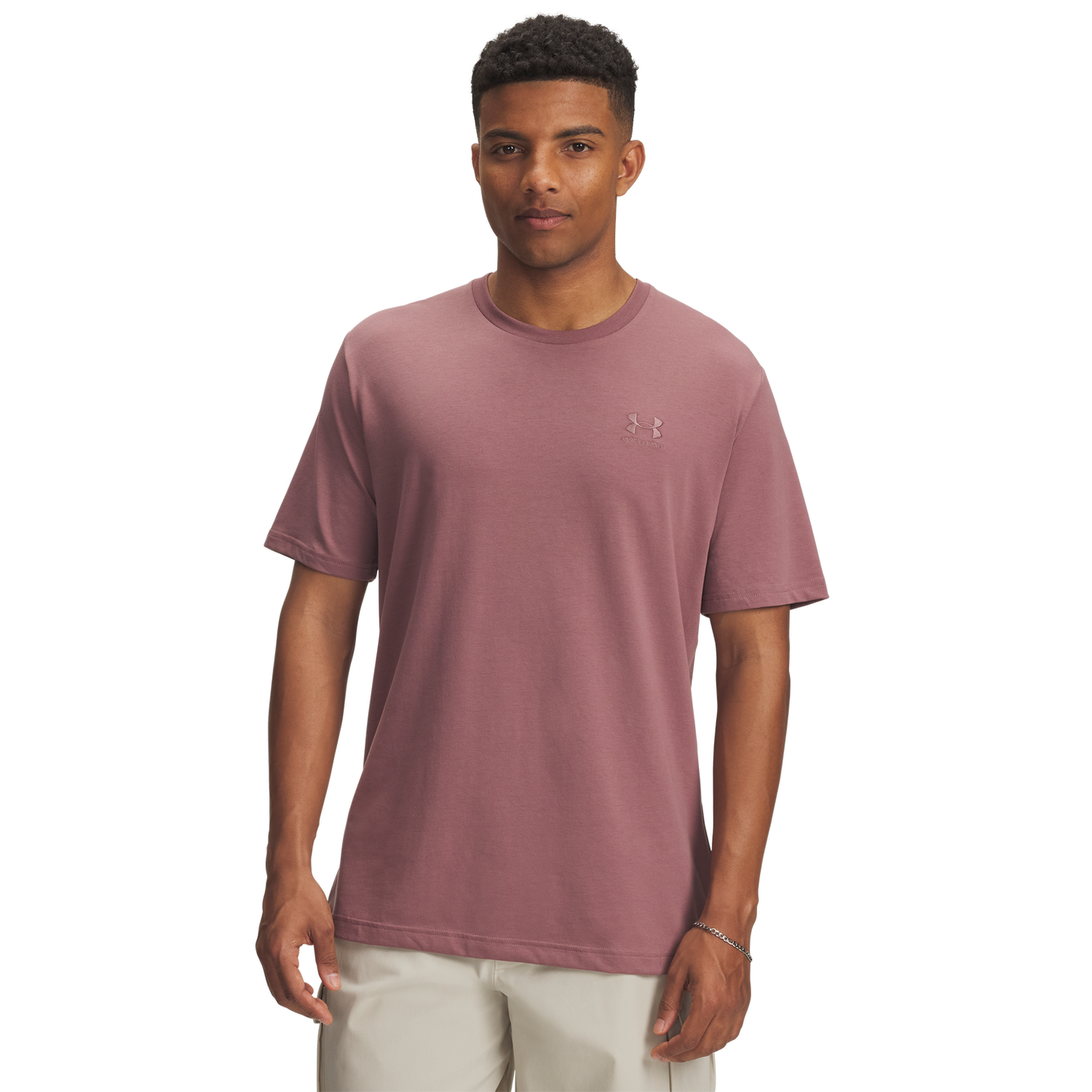 Under Armour Icon Tee - Men's - Maroon Mist/Maroon Mist