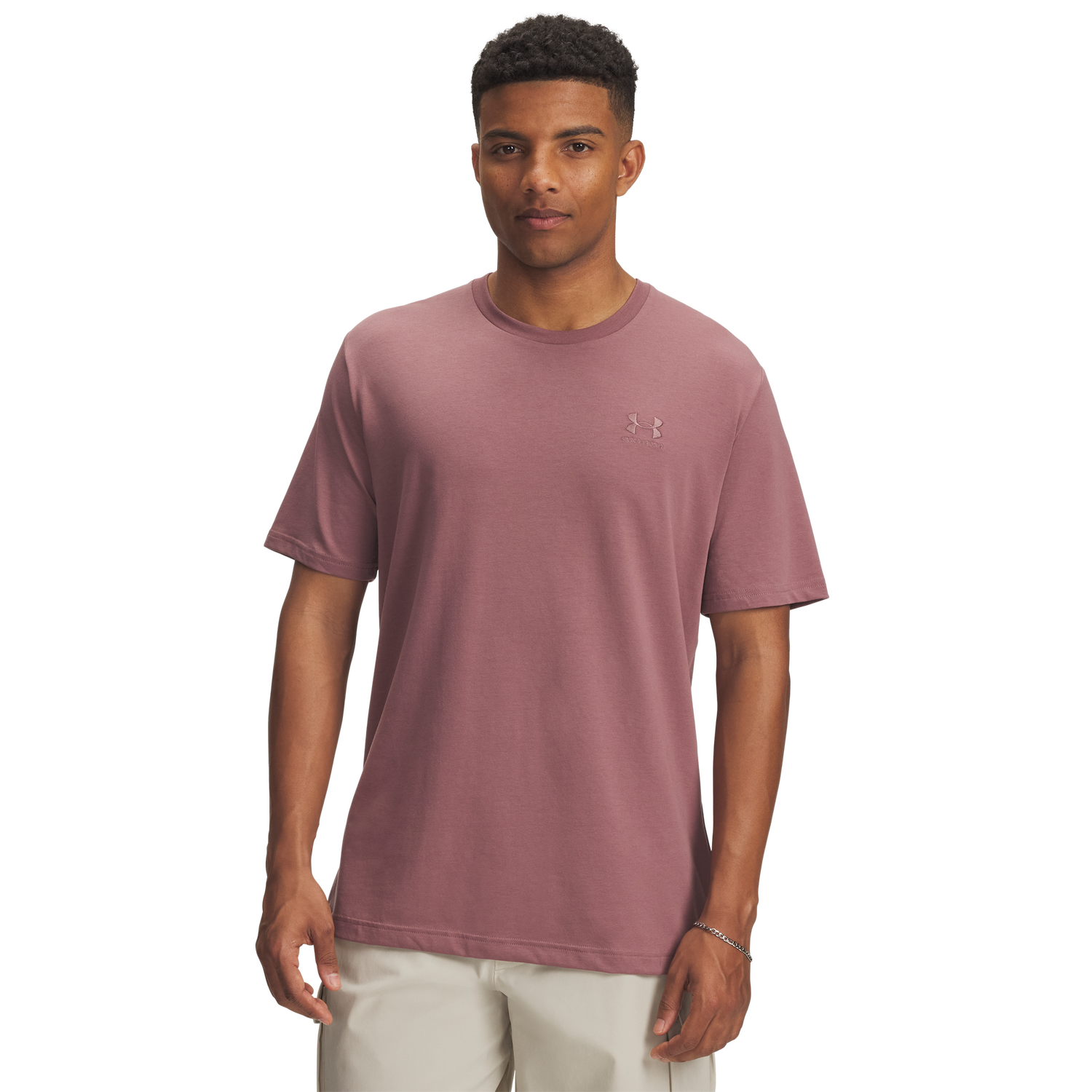 Under Armour Icon Tee - Men's - Maroon Mist/Maroon Mist