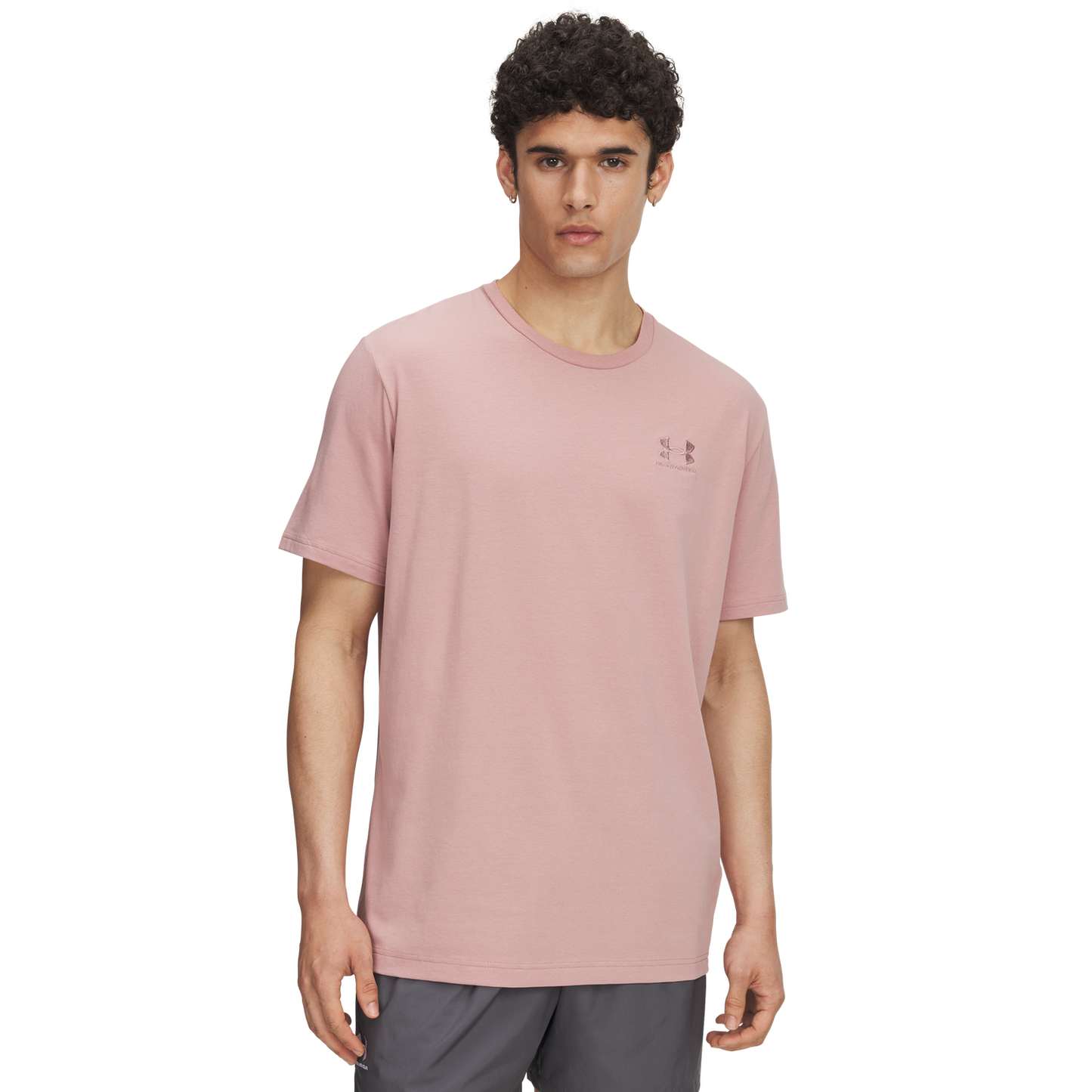 Under Armour Icon Tee - Men's - Tourmaline Pink/Tourmaline Pink