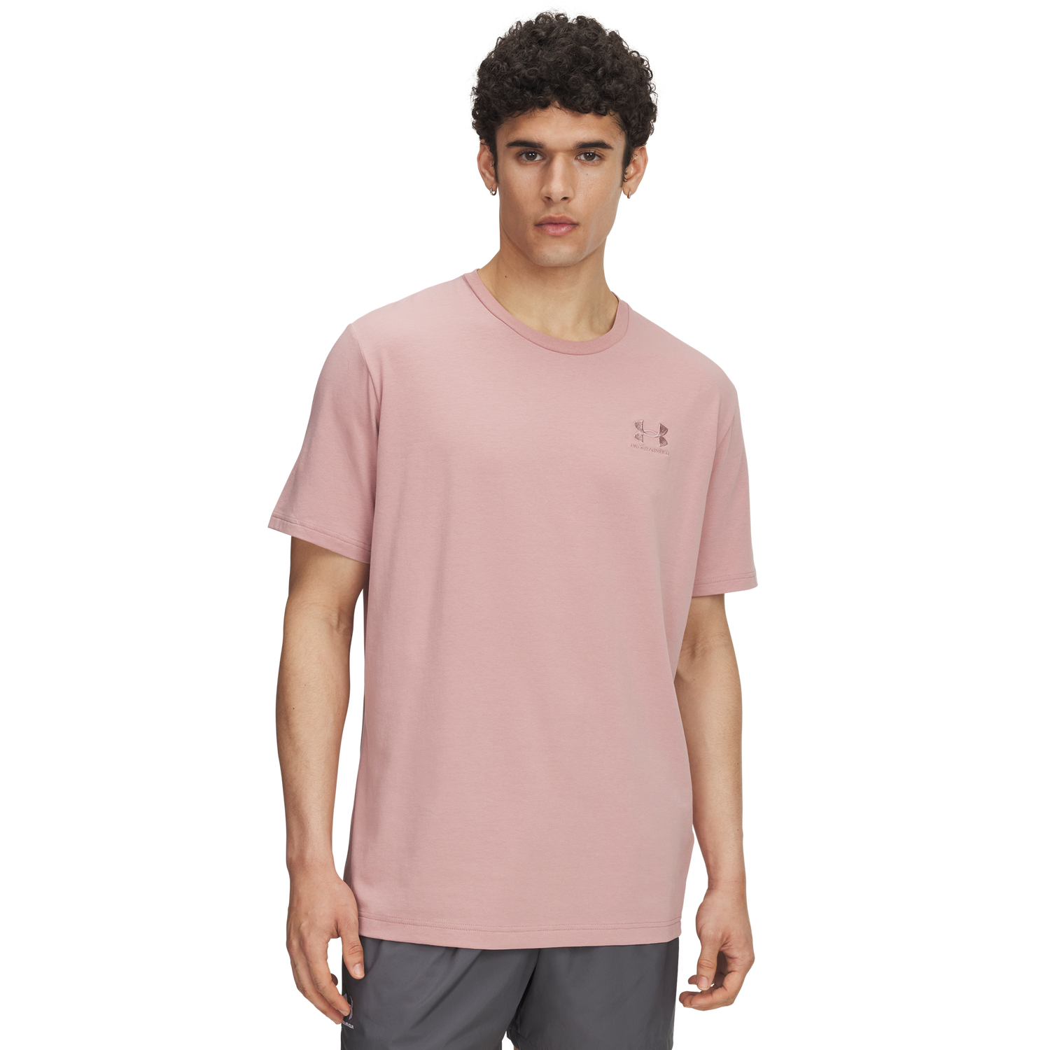 Under Armour Icon Tee - Men's - Tourmaline Pink/Tourmaline Pink