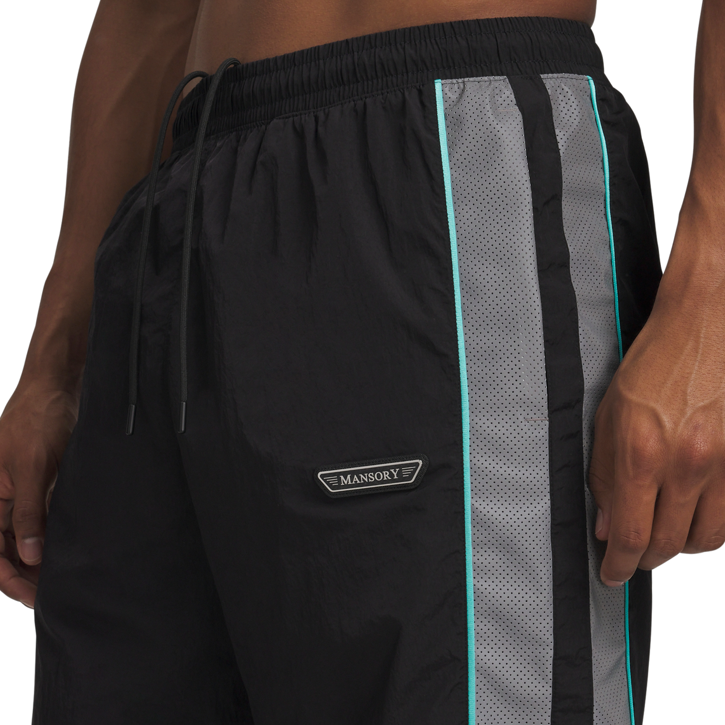 Under Armour X Mansory Icon Track Pant - Men's - Black/Tropical Tide/White