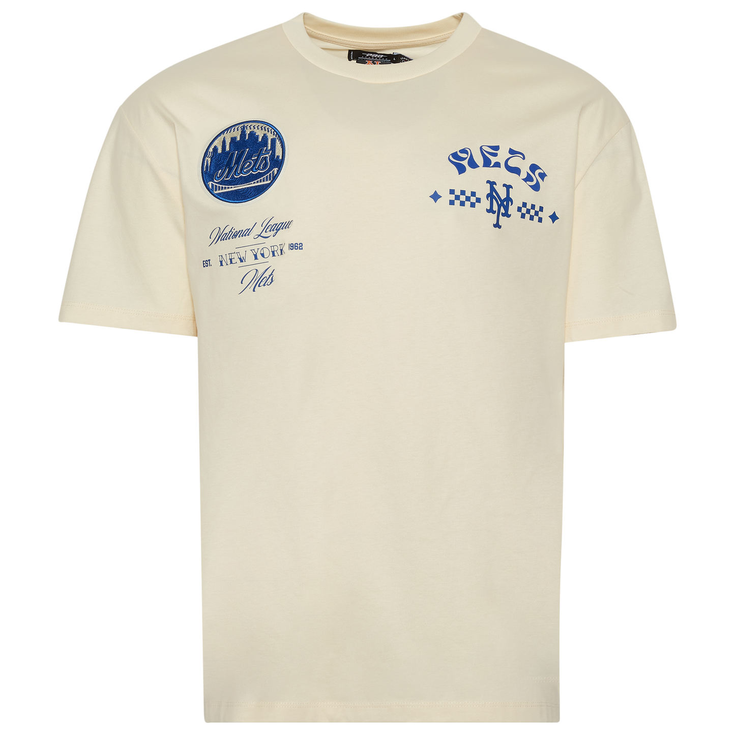Pro Standard Mets Wavy Pro Drop Shoulder FC T-Shirt - Men's - Tan