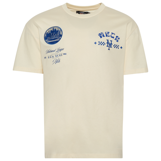 Pro Standard Mets Wavy Pro Drop Shoulder FC T-Shirt - Men's - Tan
