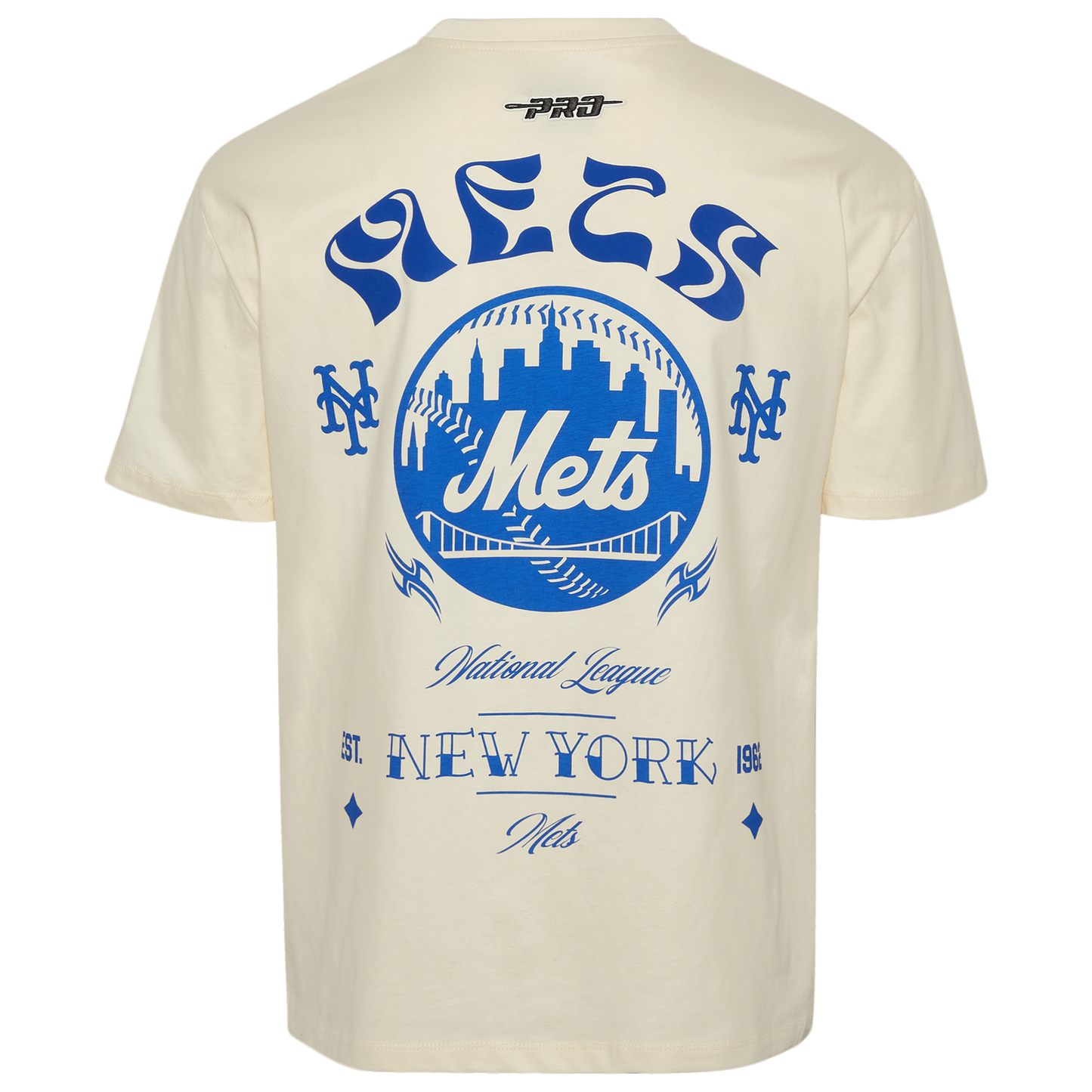 Pro Standard Mets Wavy Pro Drop Shoulder FC T-Shirt - Men's - Tan