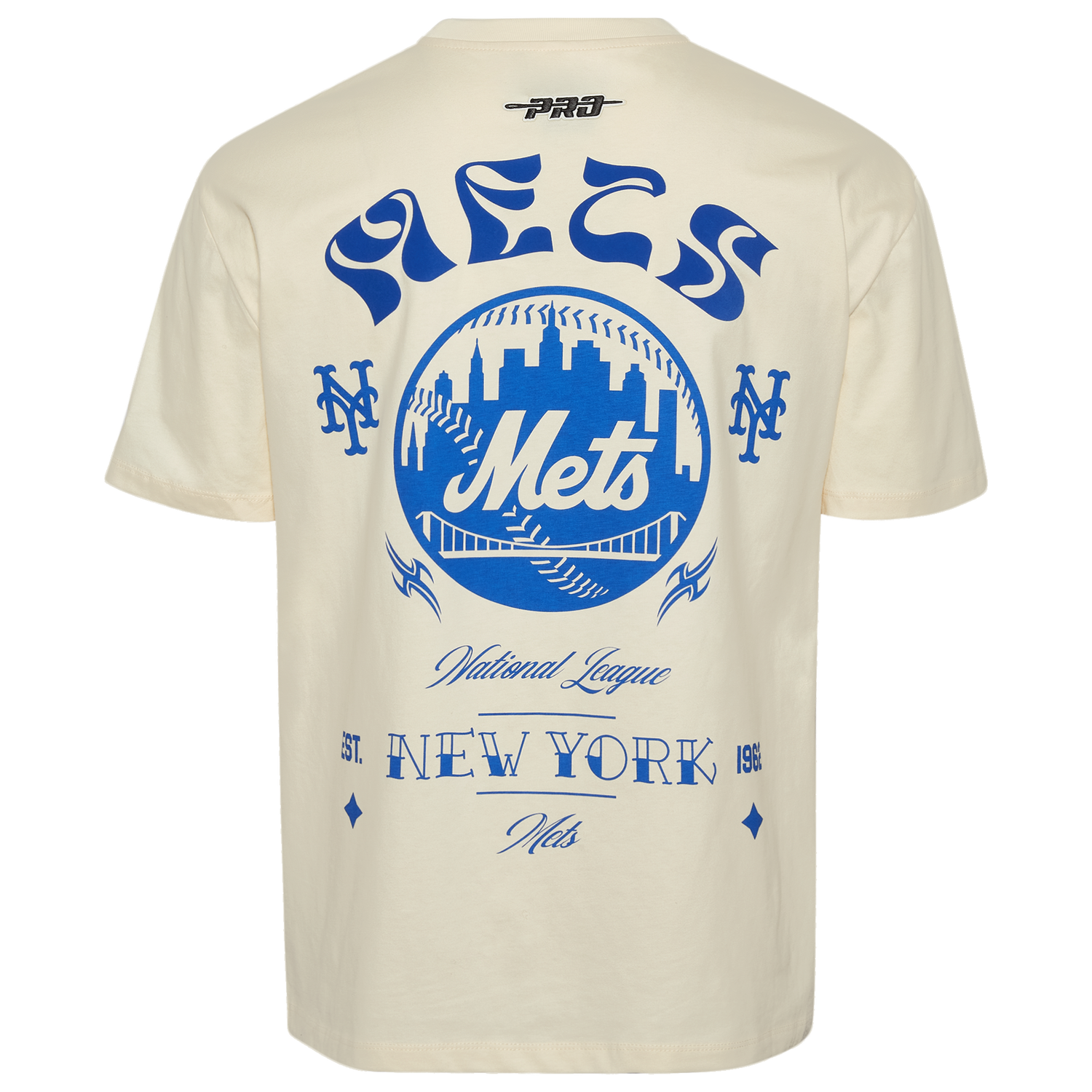 Pro Standard Mets Wavy Pro Drop Shoulder FC T-Shirt - Men's - Tan