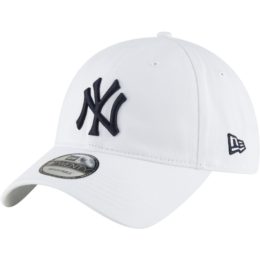 New Era Yankees 9Twenty Core Classic Replica Cap - Men's - White/Navy