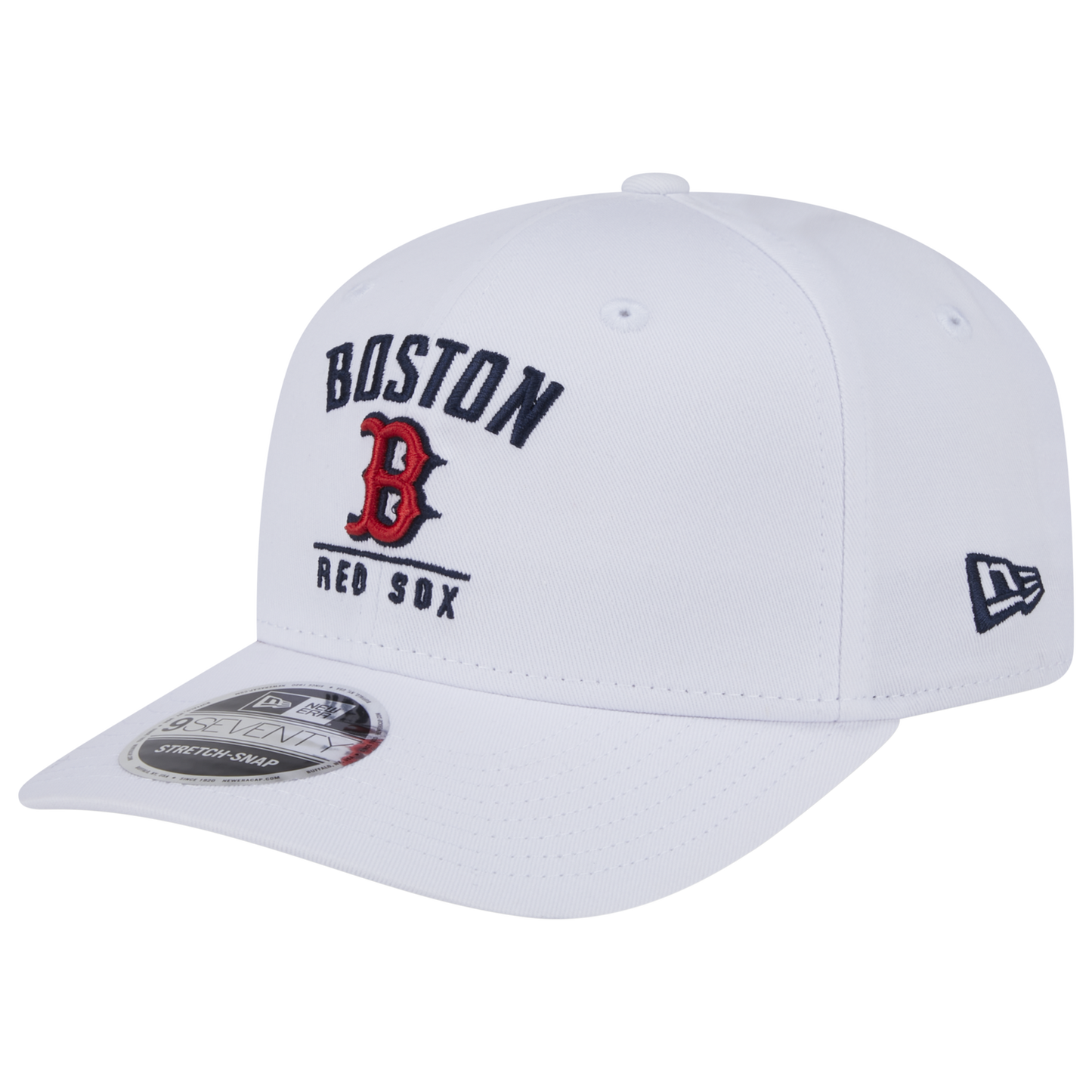 New Era Red Sox 9SEVENTY Stretch-Snap Cap - Men's - White/Red