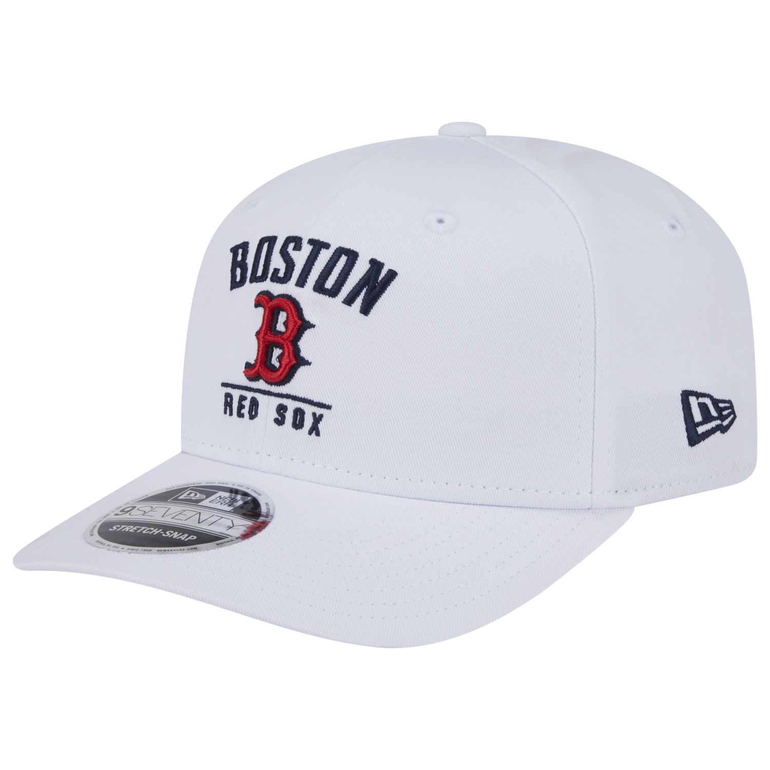 New Era Red Sox 9SEVENTY Stretch-Snap Cap - Men's - White/Red