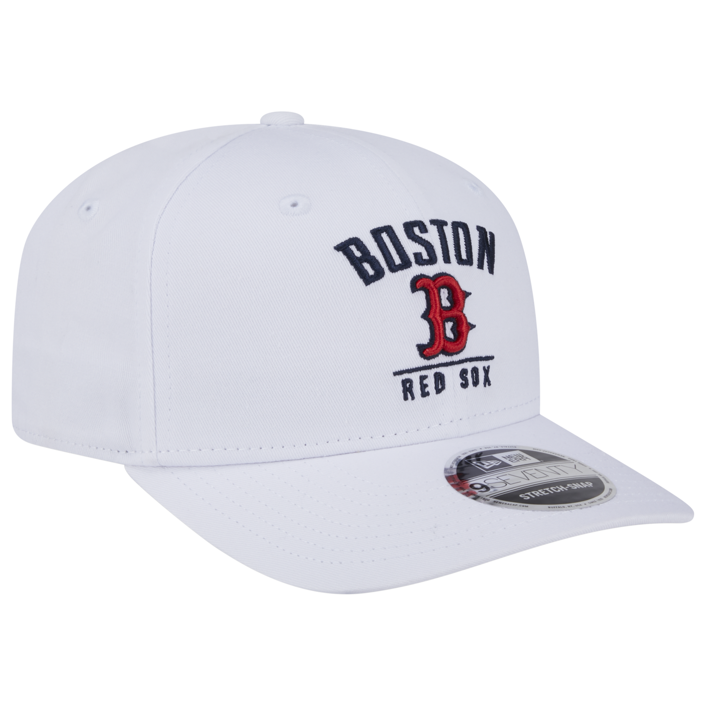 New Era Red Sox 9SEVENTY Stretch-Snap Cap - Men's - White/Red