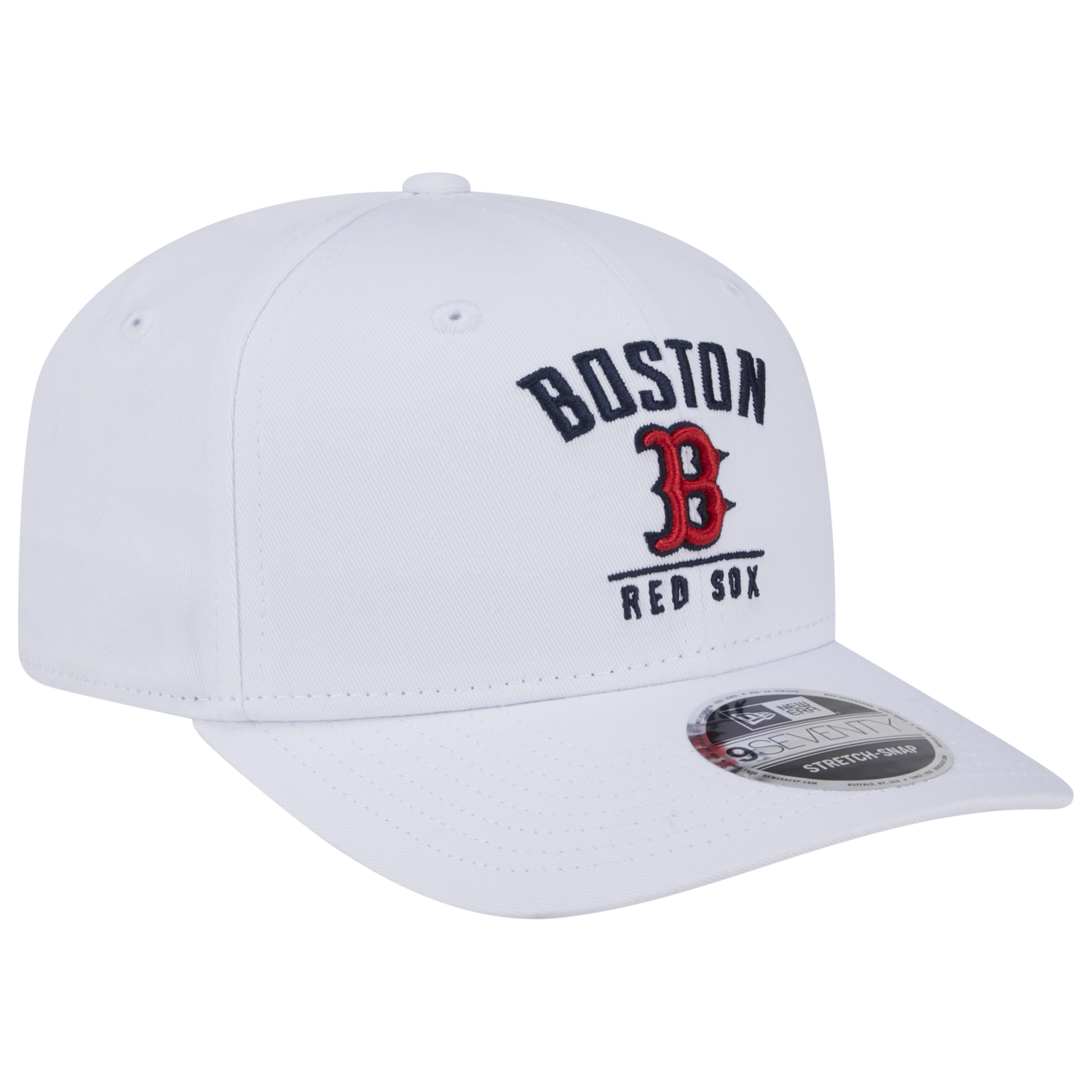 New Era Red Sox 9SEVENTY Stretch-Snap Cap - Men's - White/Red