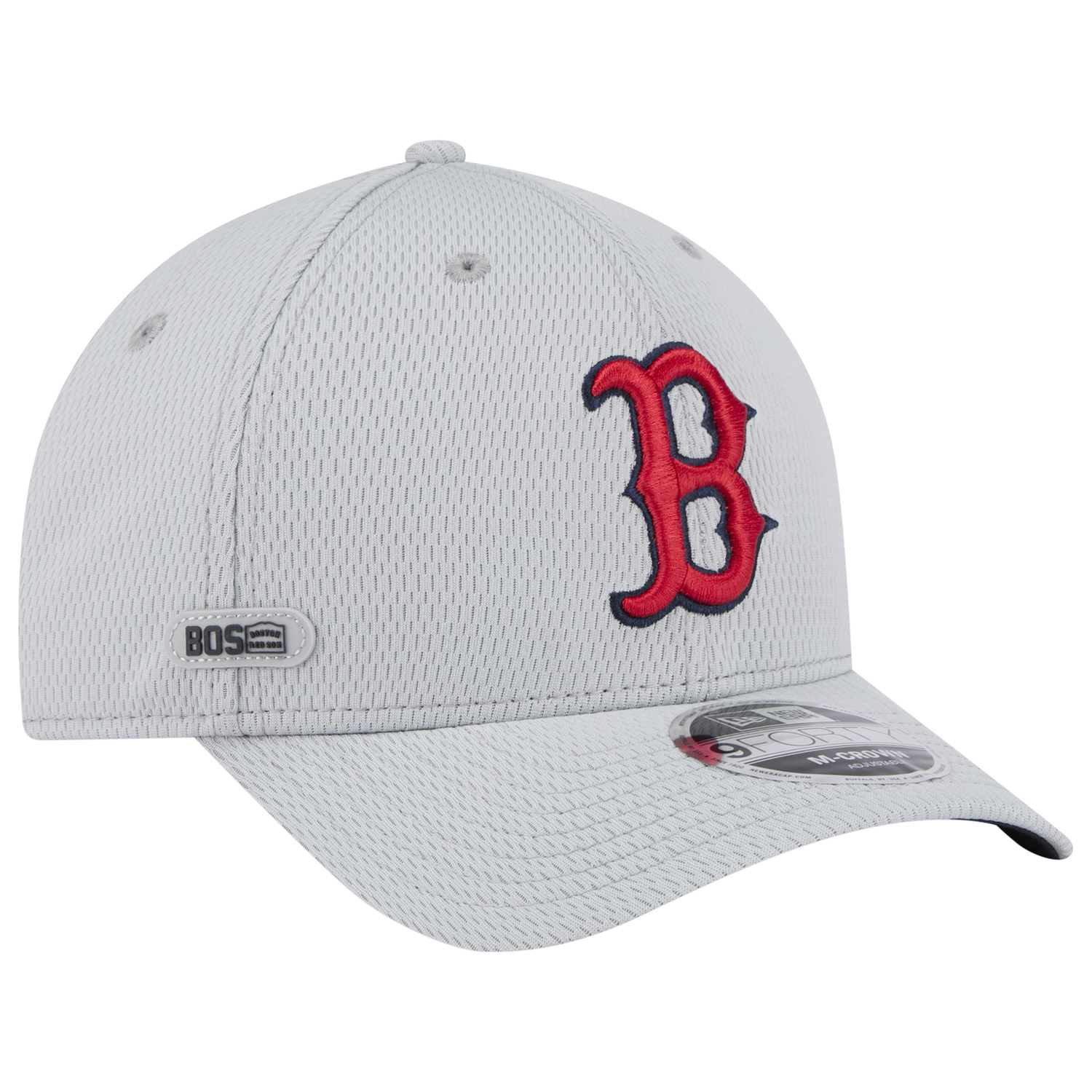 New Era Red Sox 9FORTY M-Crown Cap - Men's - Grey/Navy