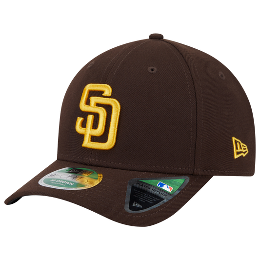 New Era Padres Player Replica 9FORTY Cap - Men's - Brown/Yellow