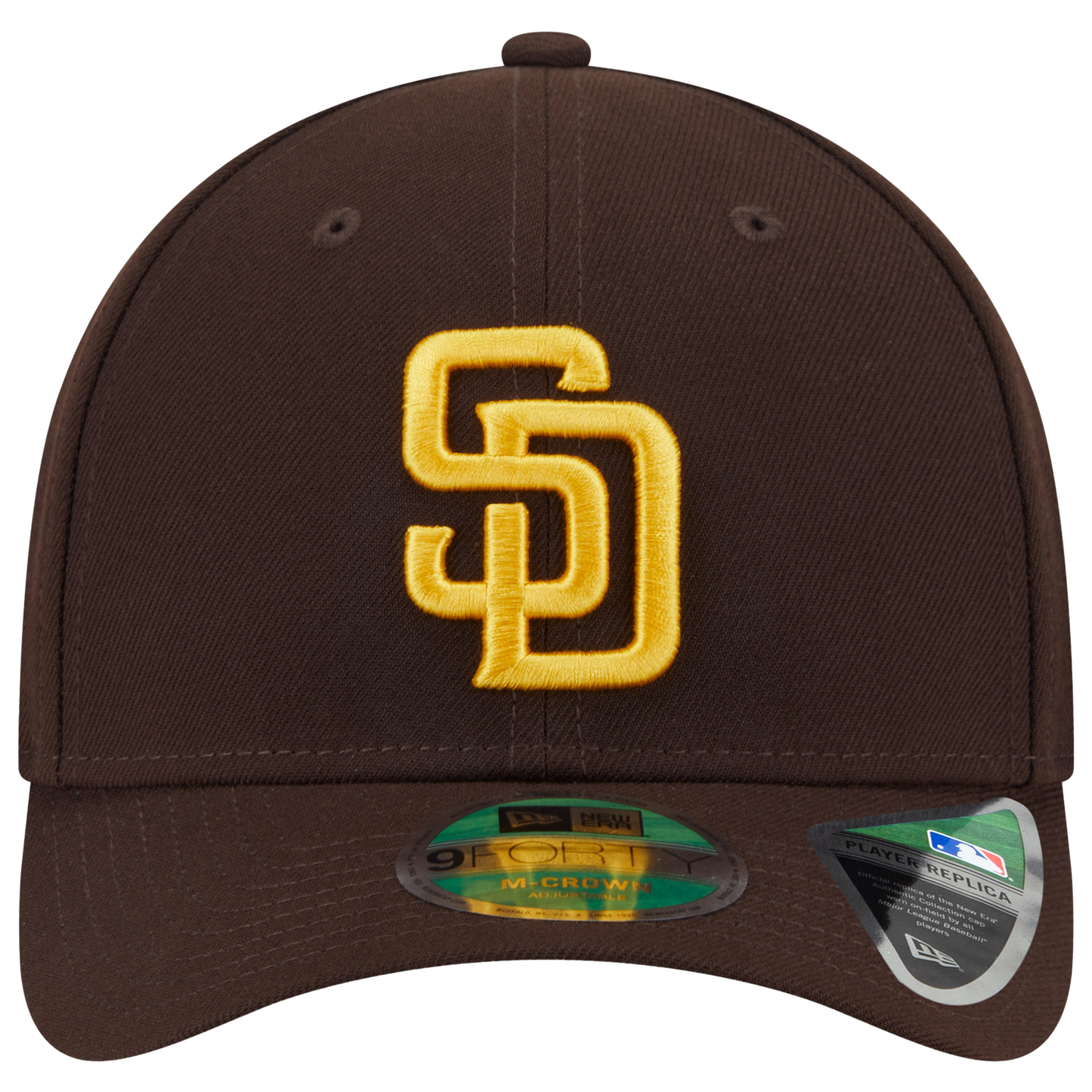 New Era Padres Player Replica 9FORTY Cap - Men's - Brown/Yellow