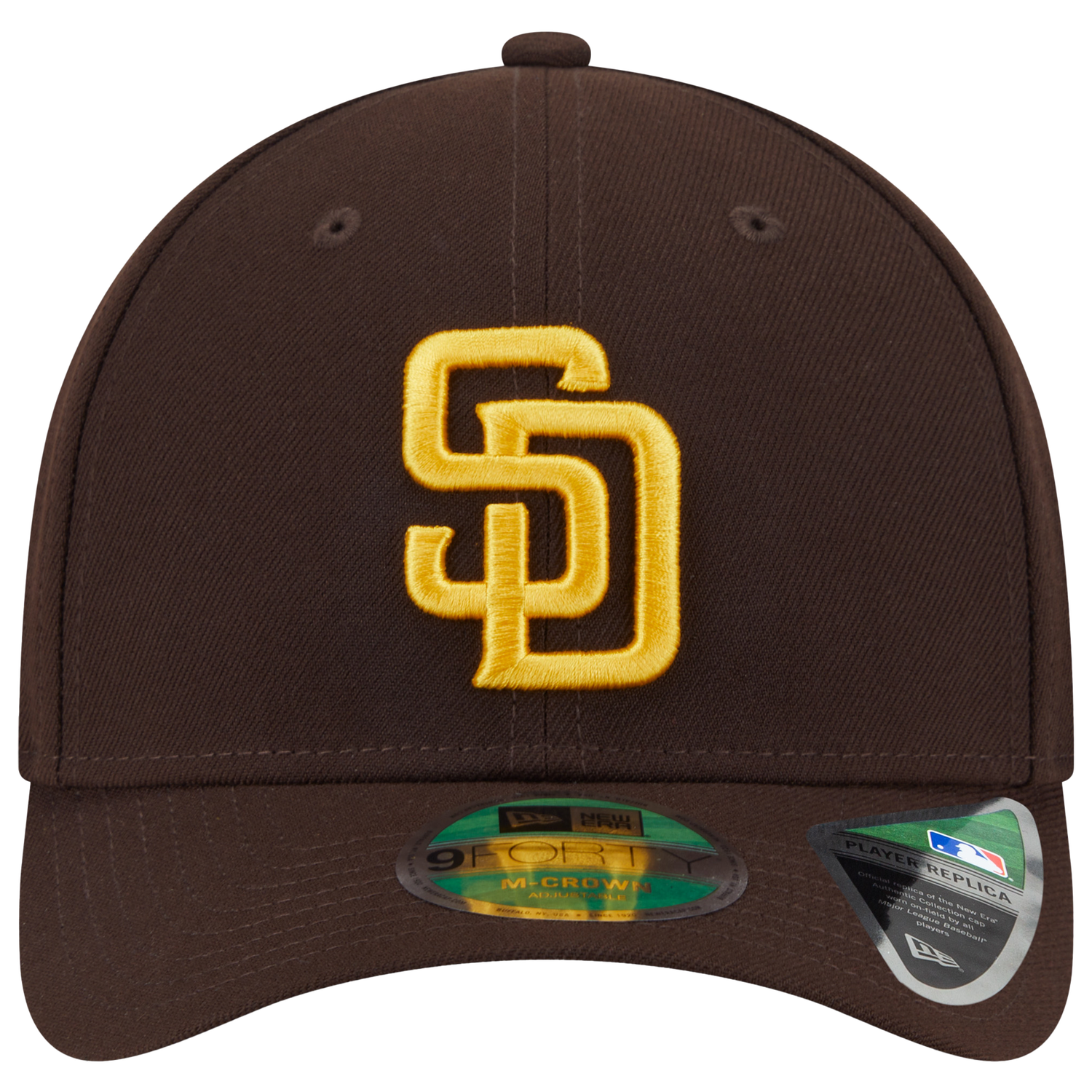 New Era Padres Player Replica 9FORTY Cap - Men's - Brown/Yellow