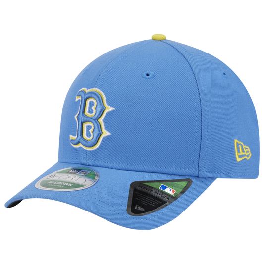 New Era Red Sox 9FORTY M-Crown Alternate Cap - Men's - Carolina/Yellow