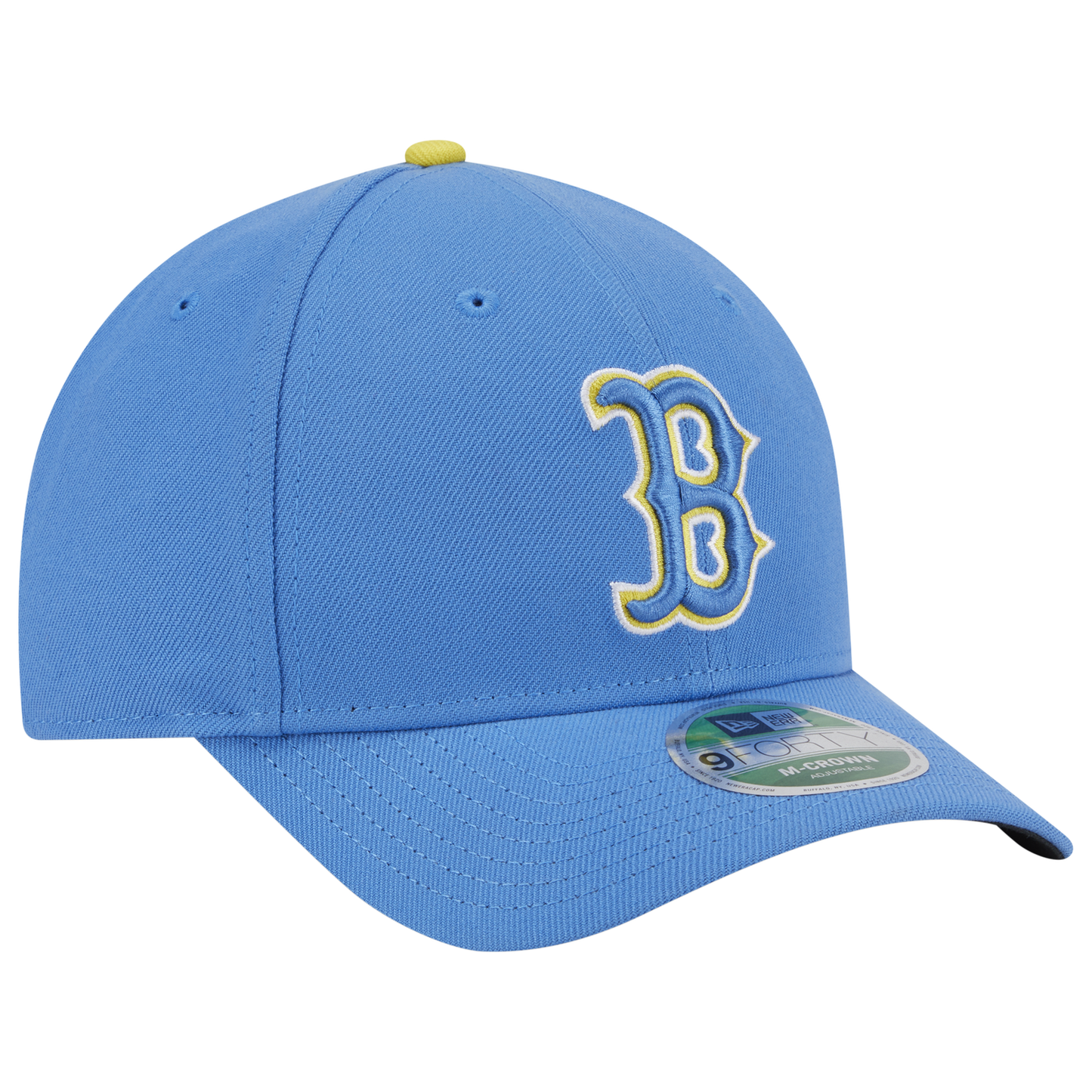 New Era Red Sox 9FORTY M-Crown Alternate Cap - Men's - Carolina/Yellow