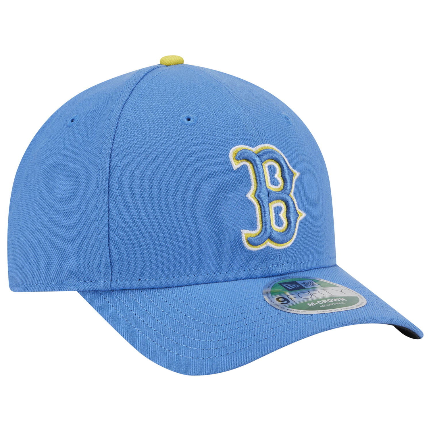 New Era Red Sox 9FORTY M-Crown Alternate Cap - Men's - Carolina/Yellow