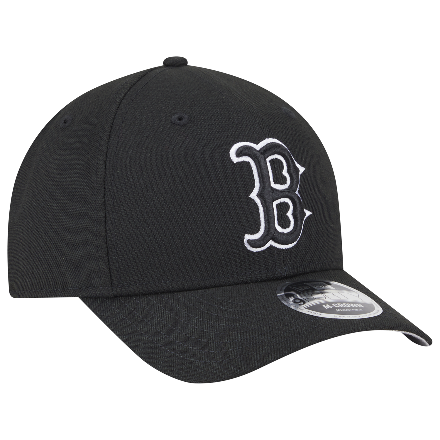 New Era Red Sox 9FORTY M-Crown Cap - Men's - Black/White