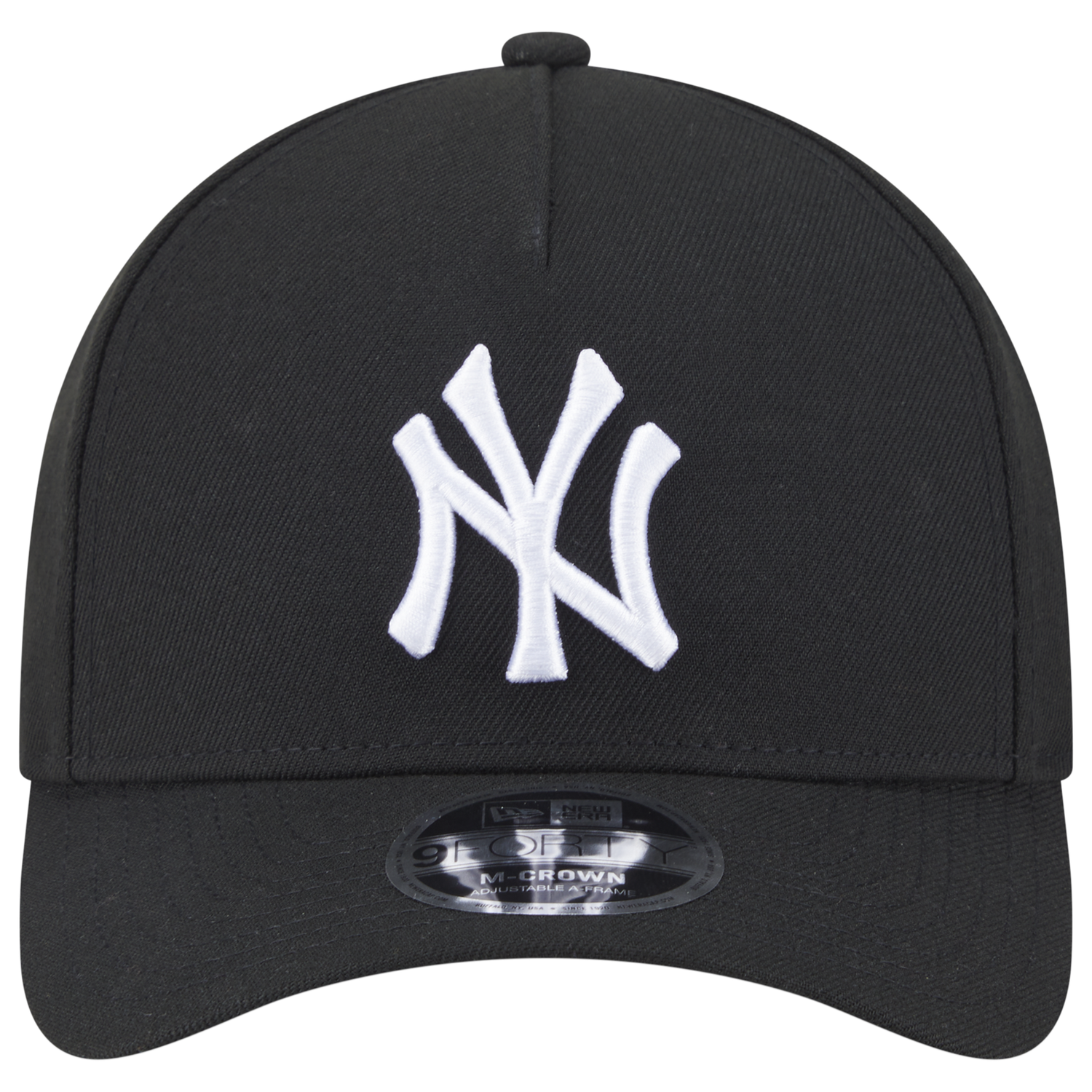 New Era Yankees 940M Crown A Frame Cap - Men's - Black/White
